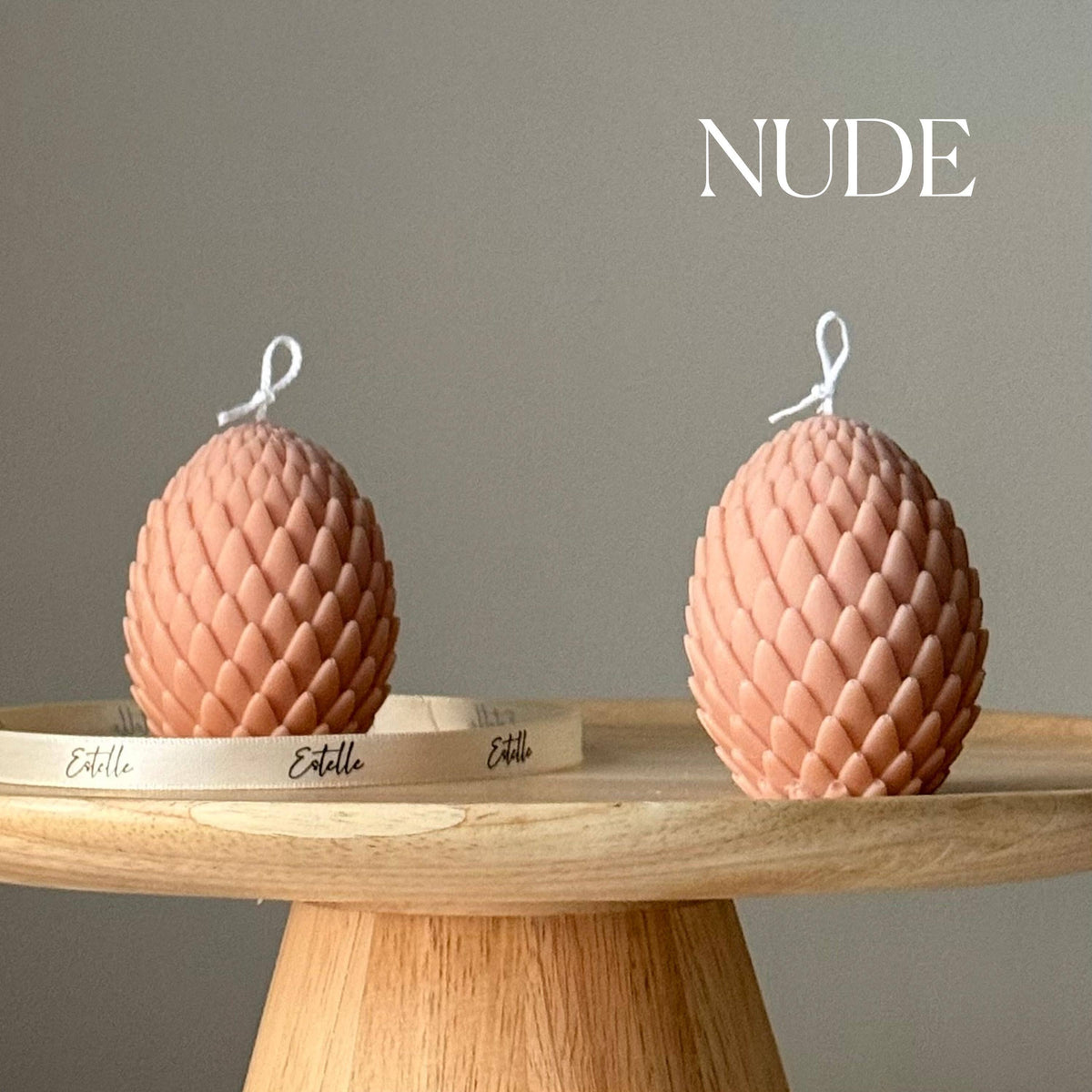 Dragon Egg Soy Candle | Nude