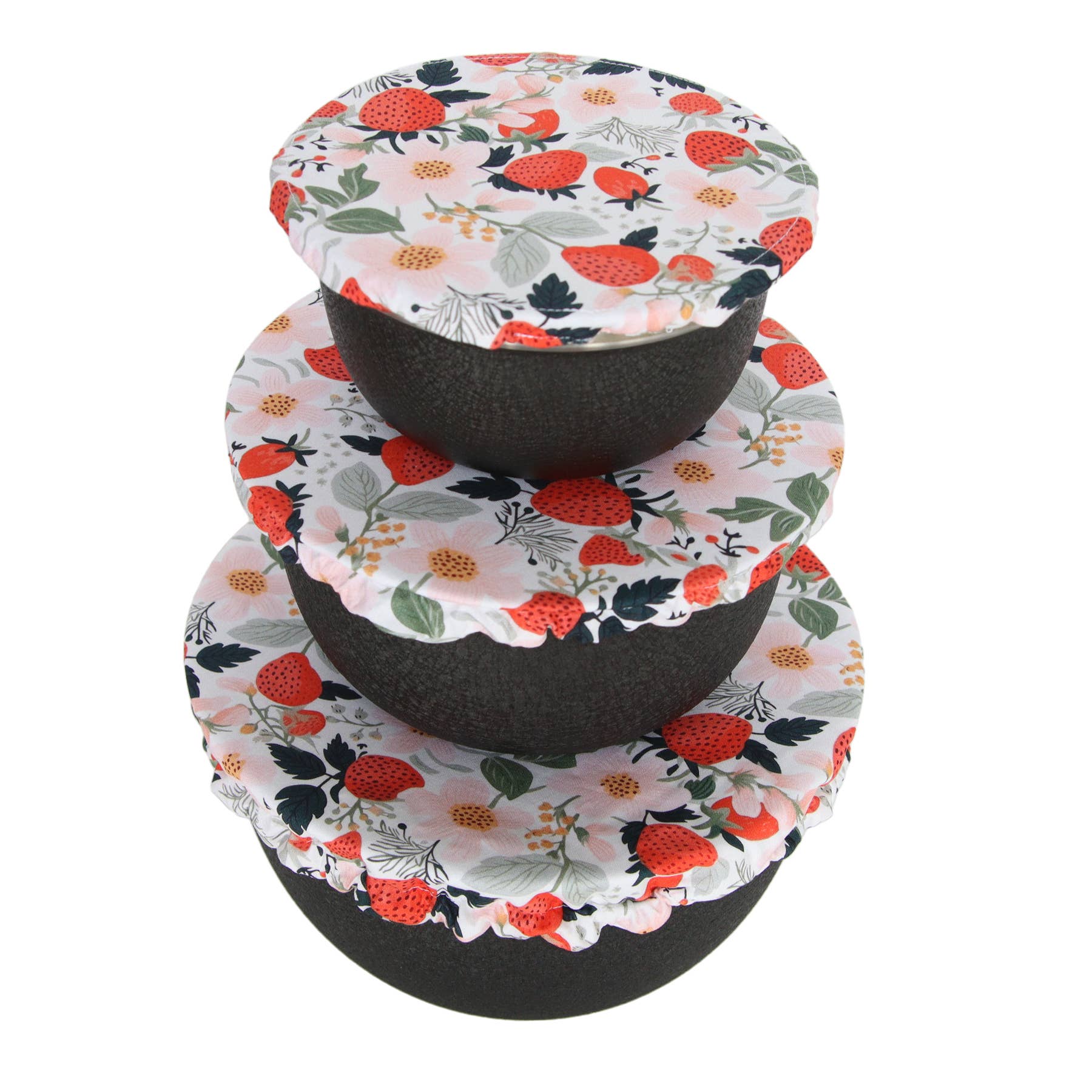 Colibri Bowl Cover Set Strawberry Patch