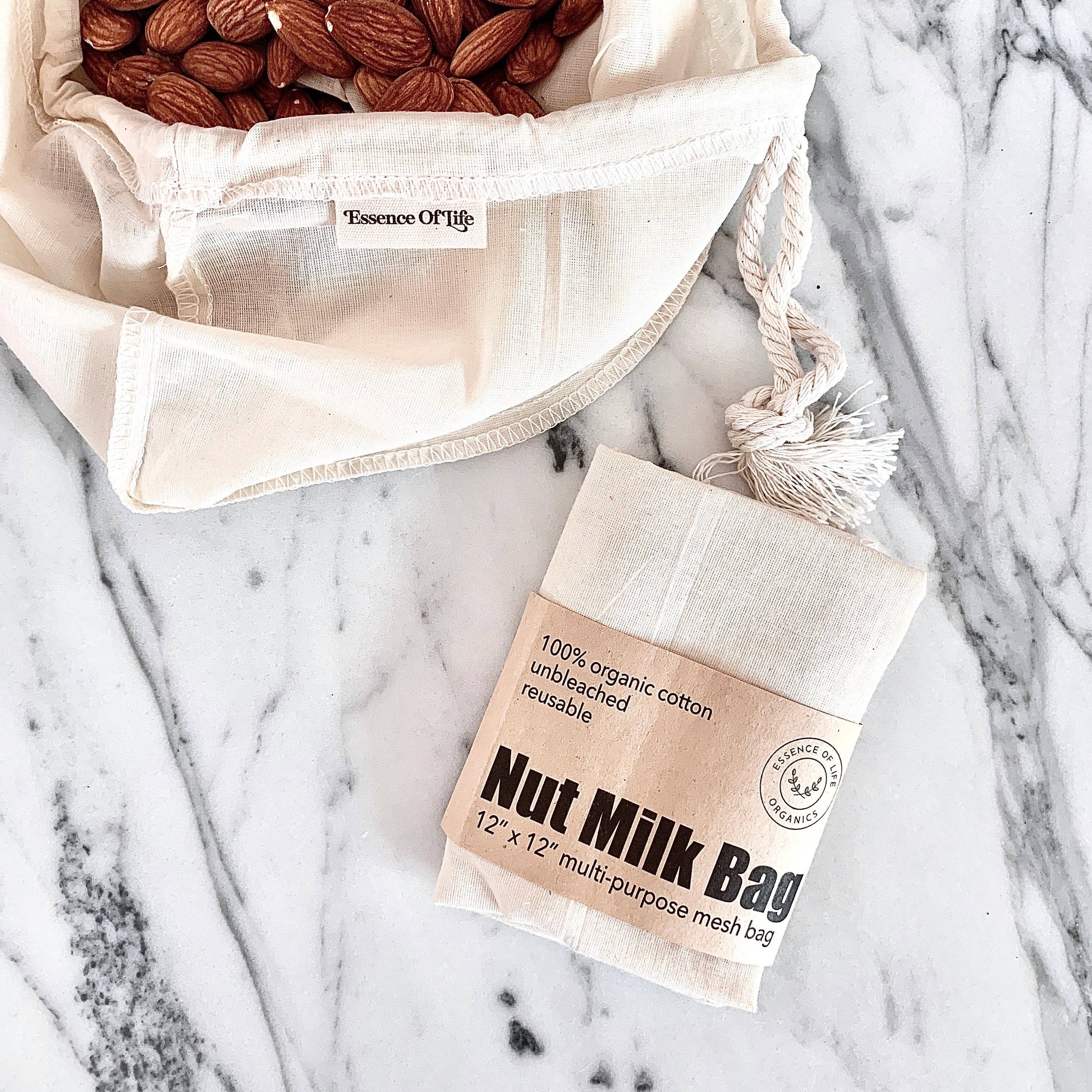 Nut Milk Bag 100% Organic Cotton