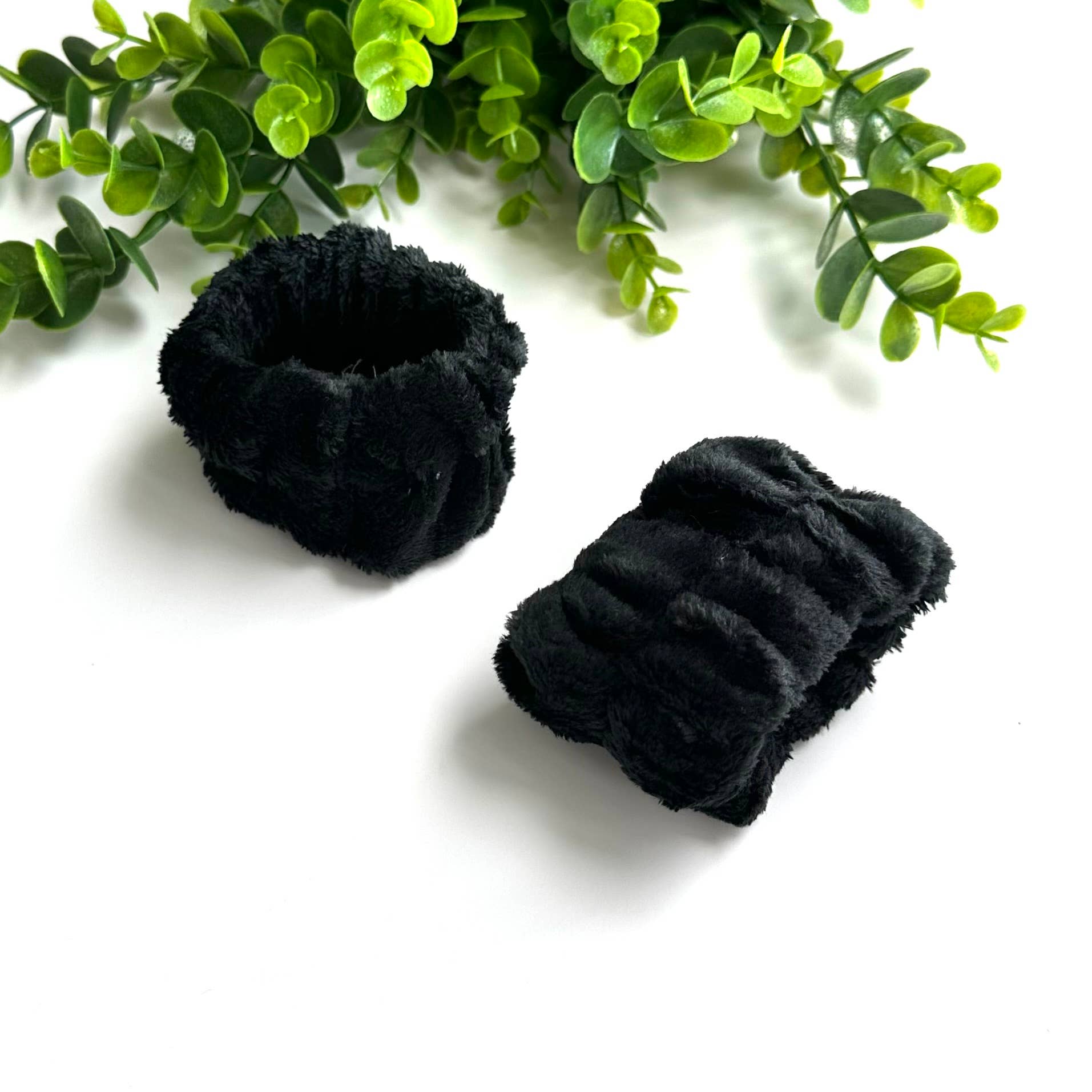 Spa Towel Wrist Set Black
