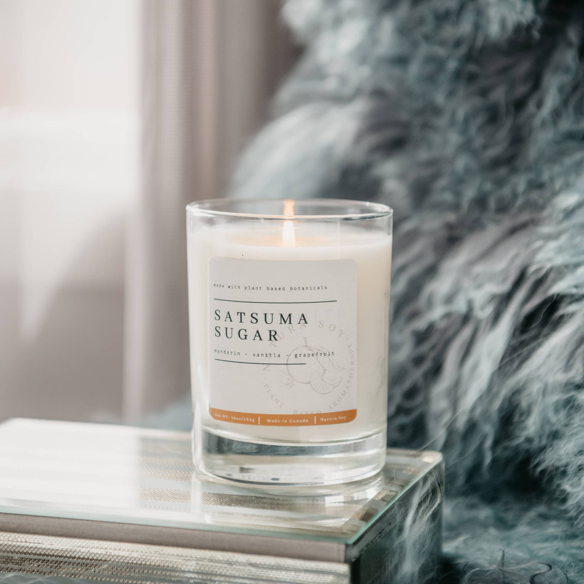 Soy Candle Tumbler Jar - London Fog