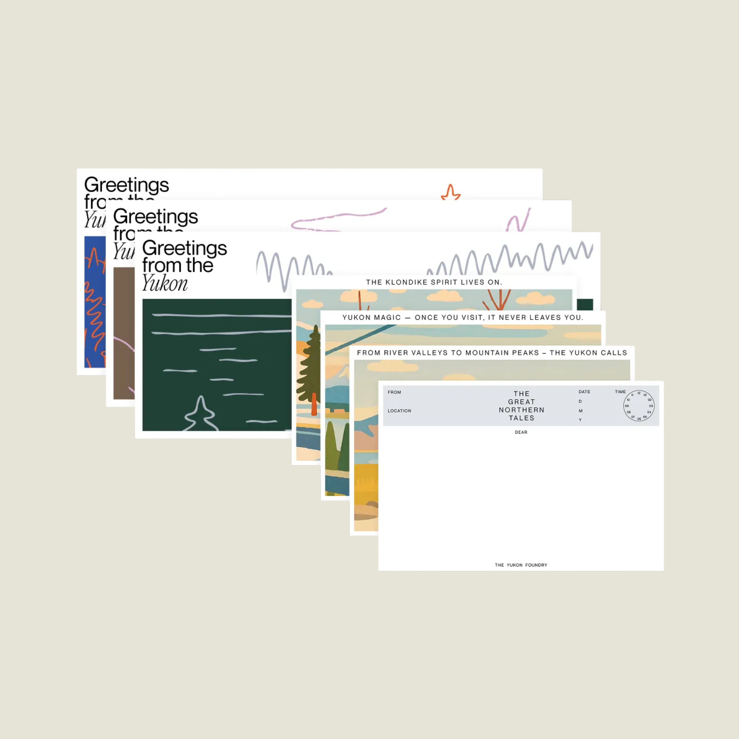 Yukon Foundry Postcard Collection FULL SET