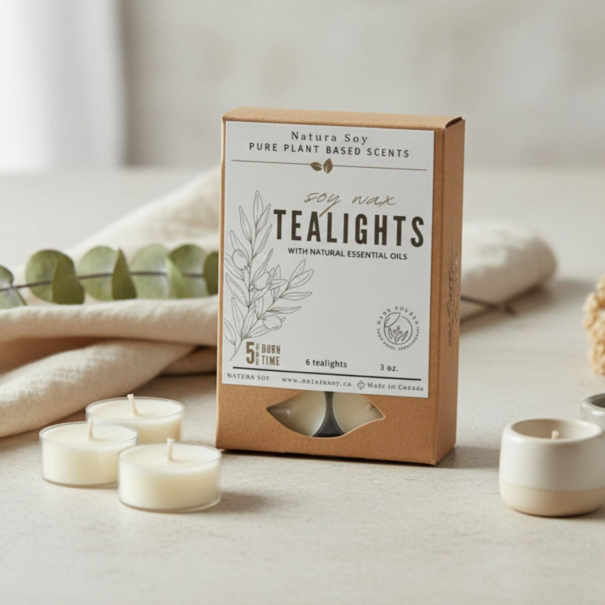 Soy Tealight Candles - Lavender Wild Sage