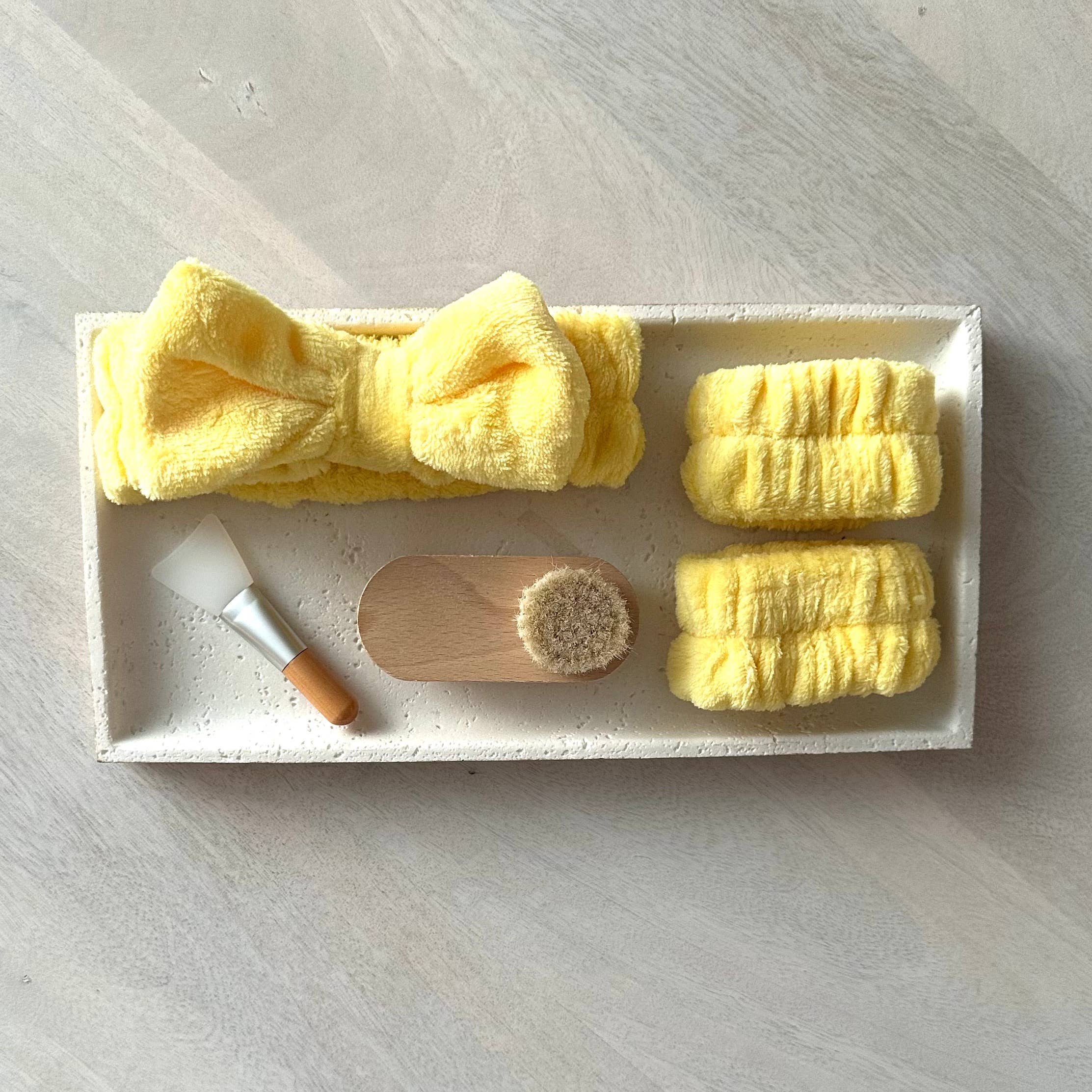 Facial Selfcare Spa 4pc Gift Set Yellow