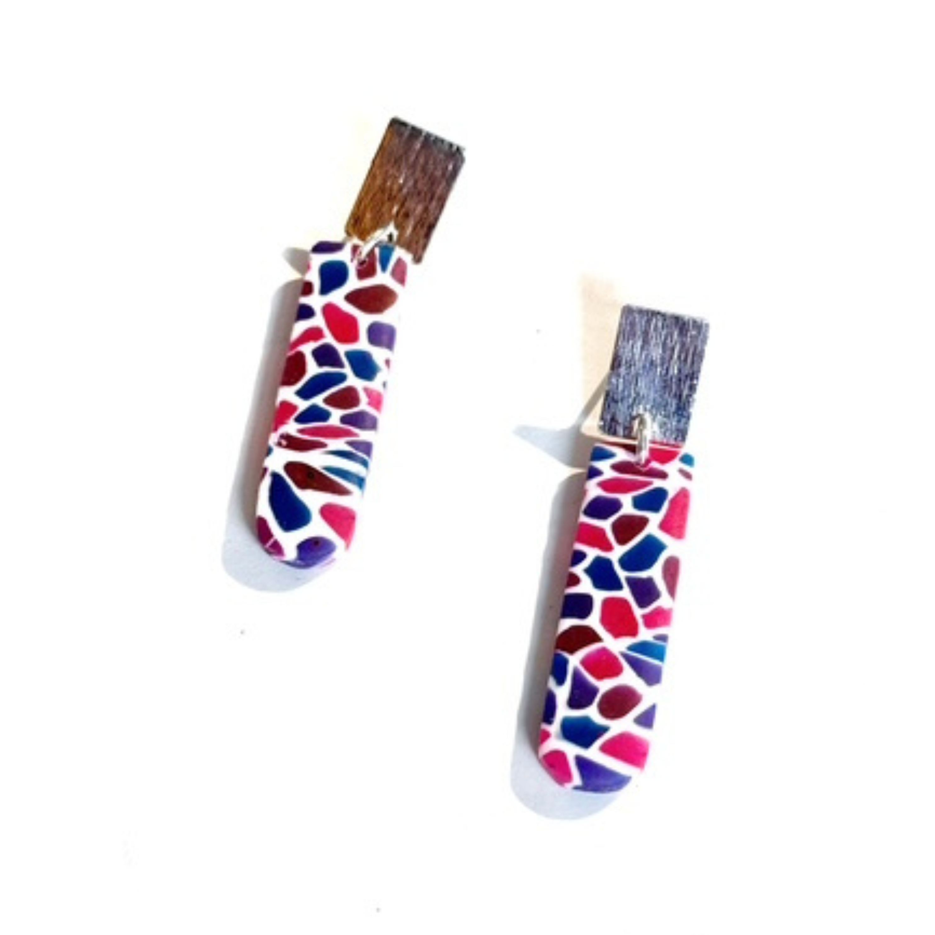 Loxy the Maker - Color Mosaic Dangles