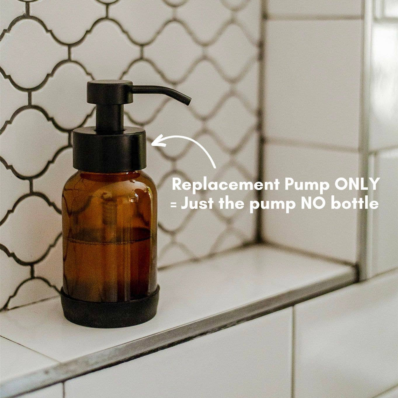 Amber Foaming Soap Dispenser
