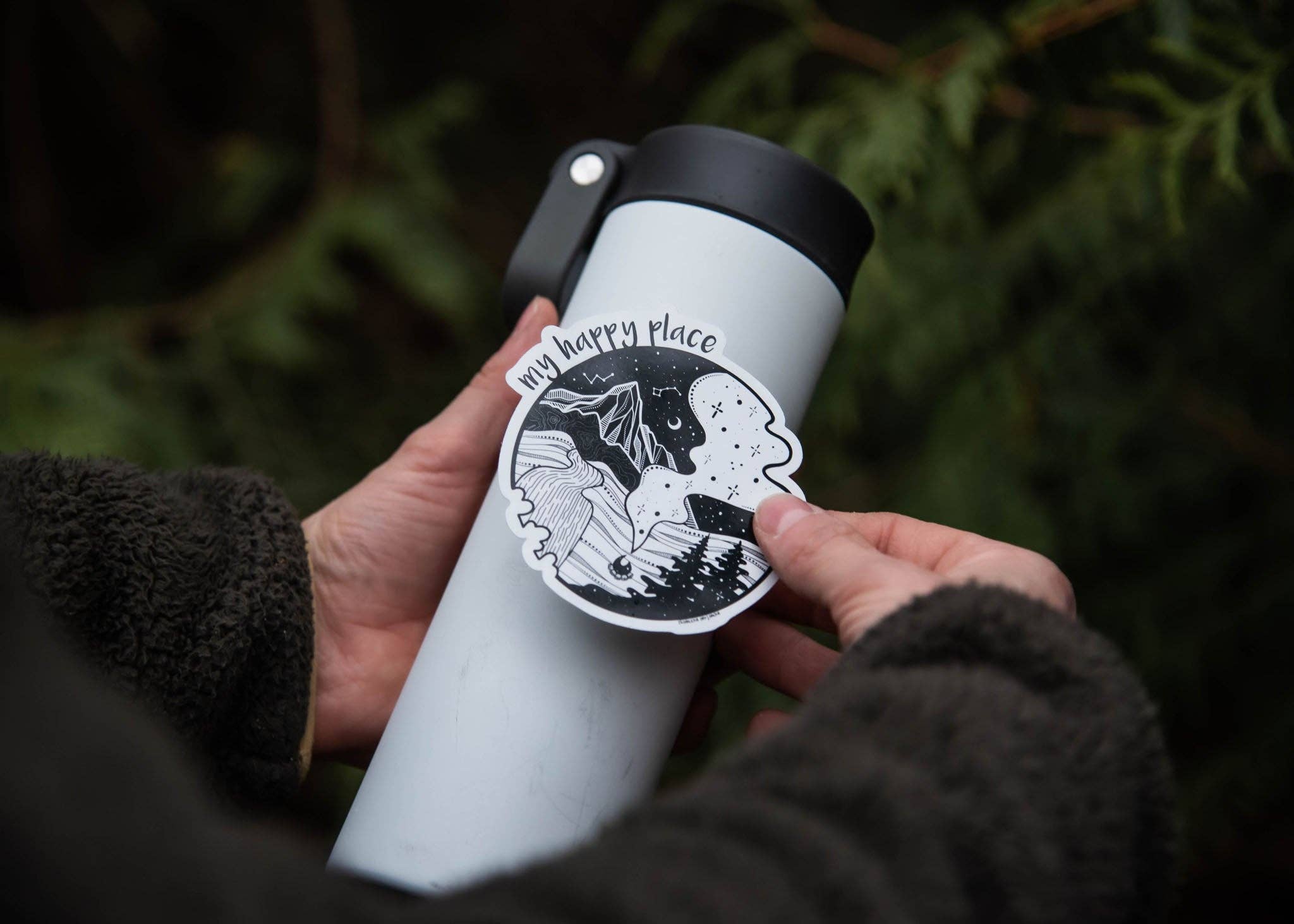 My Happy Place Sticker