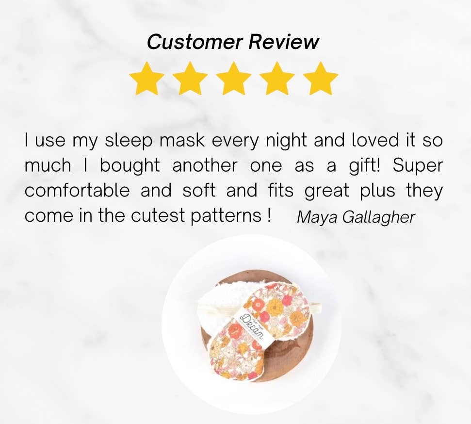 Sleep Mask | Sweet Dreams