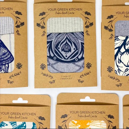 Cloth Bowl Covers 2-Pack Bees