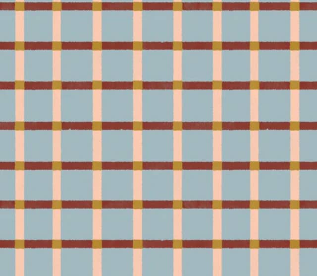 Sleep Mask | Cornflower Plaid
