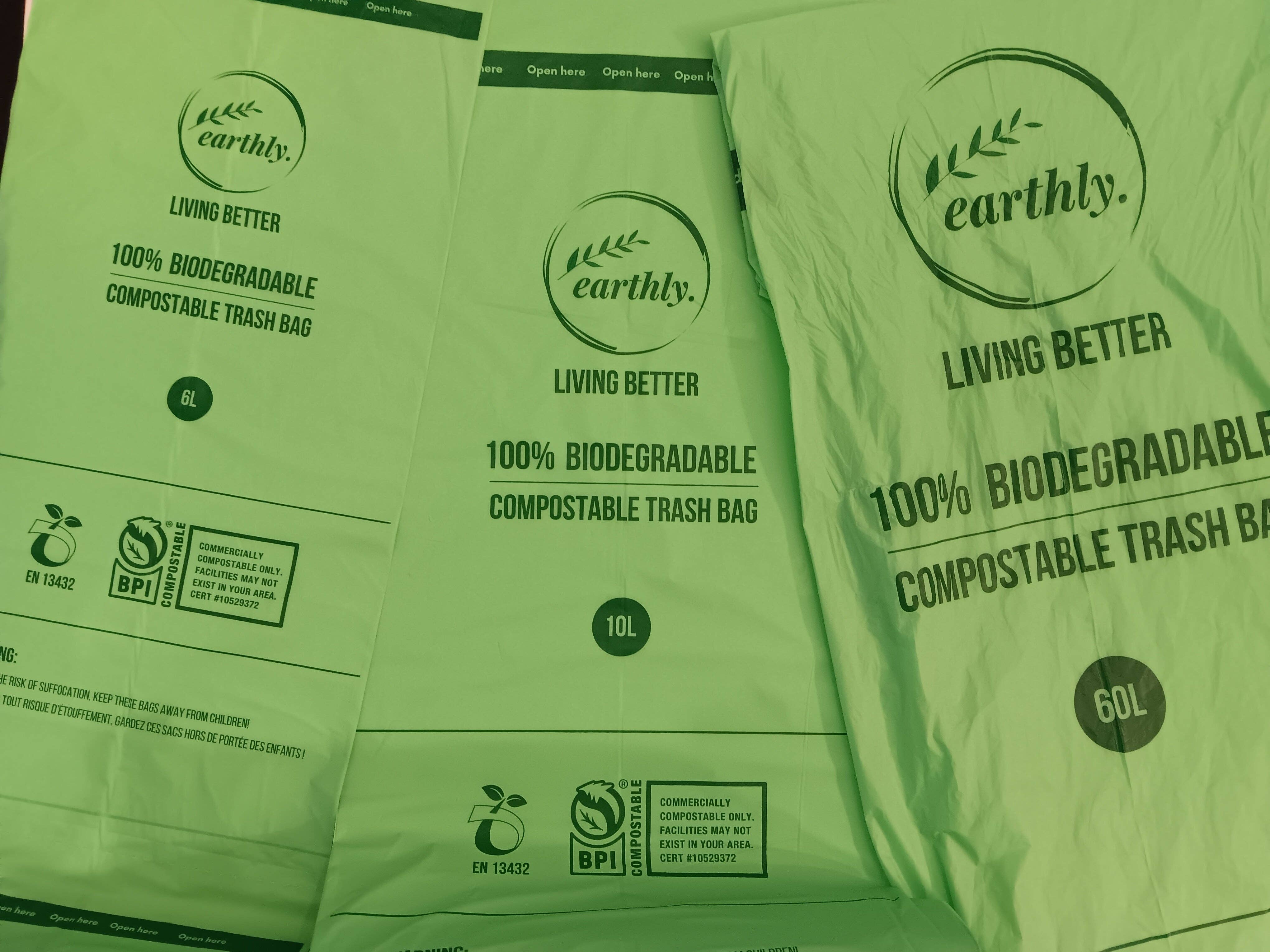 Compostable Garbage Bags 10L - 150 Roll