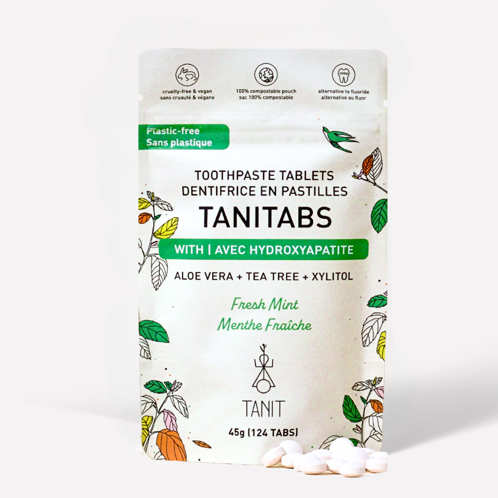 TANIT Toothpaste Tablets Bag 124 tabs - Mint