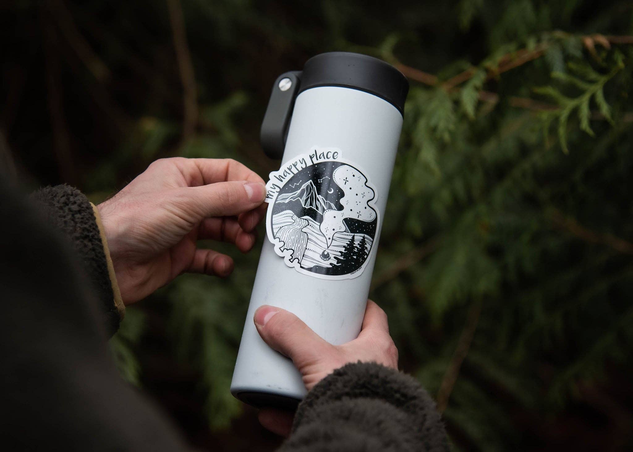 My Happy Place Sticker