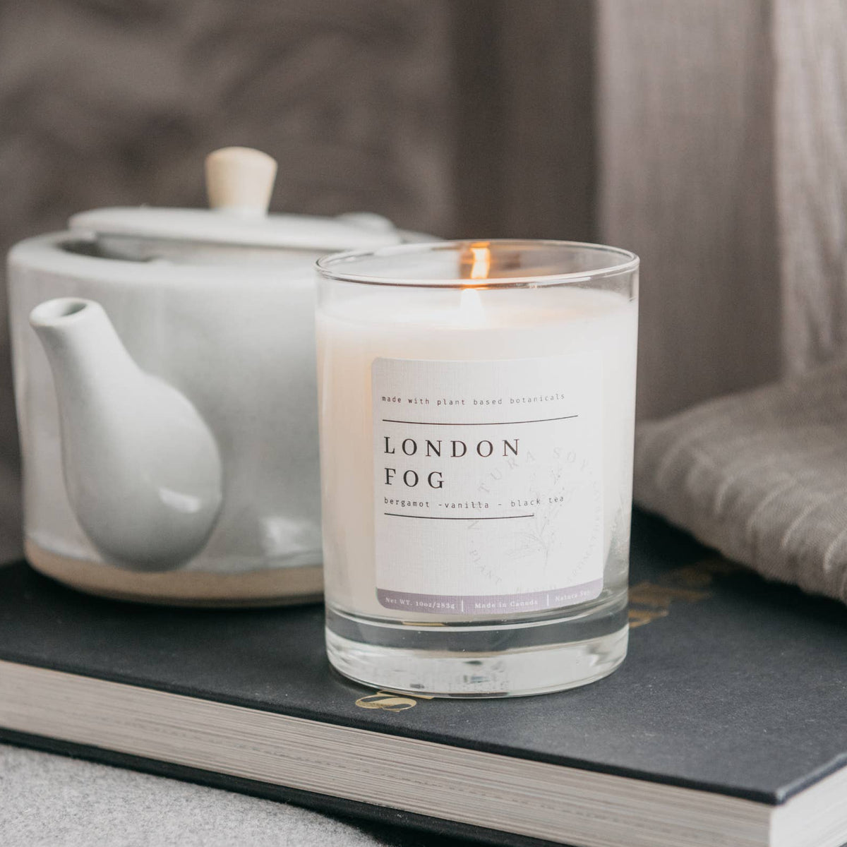 Soy Candle Tumbler Jar | London Fog