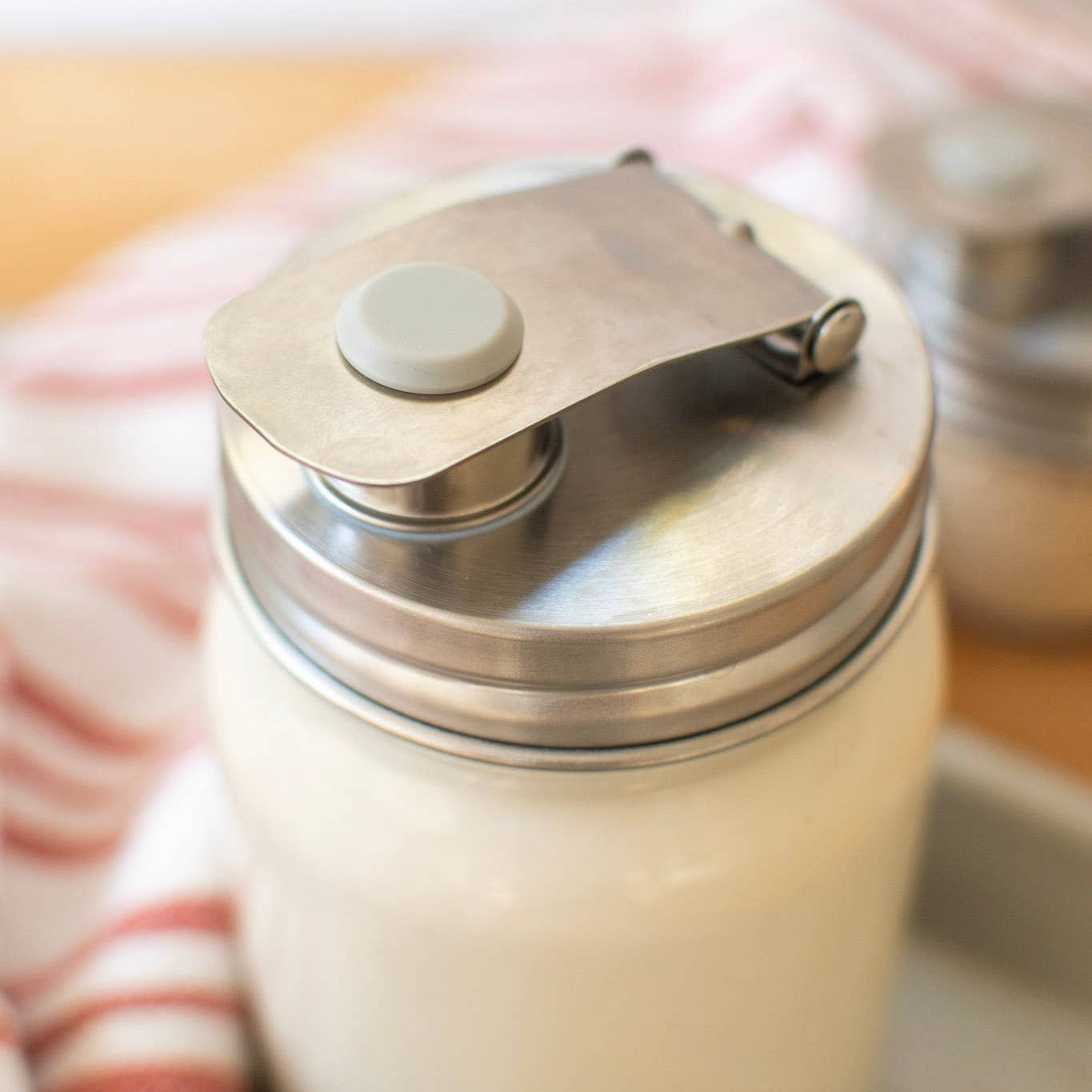 Stainless Steel Mason Jar Pour Top REG