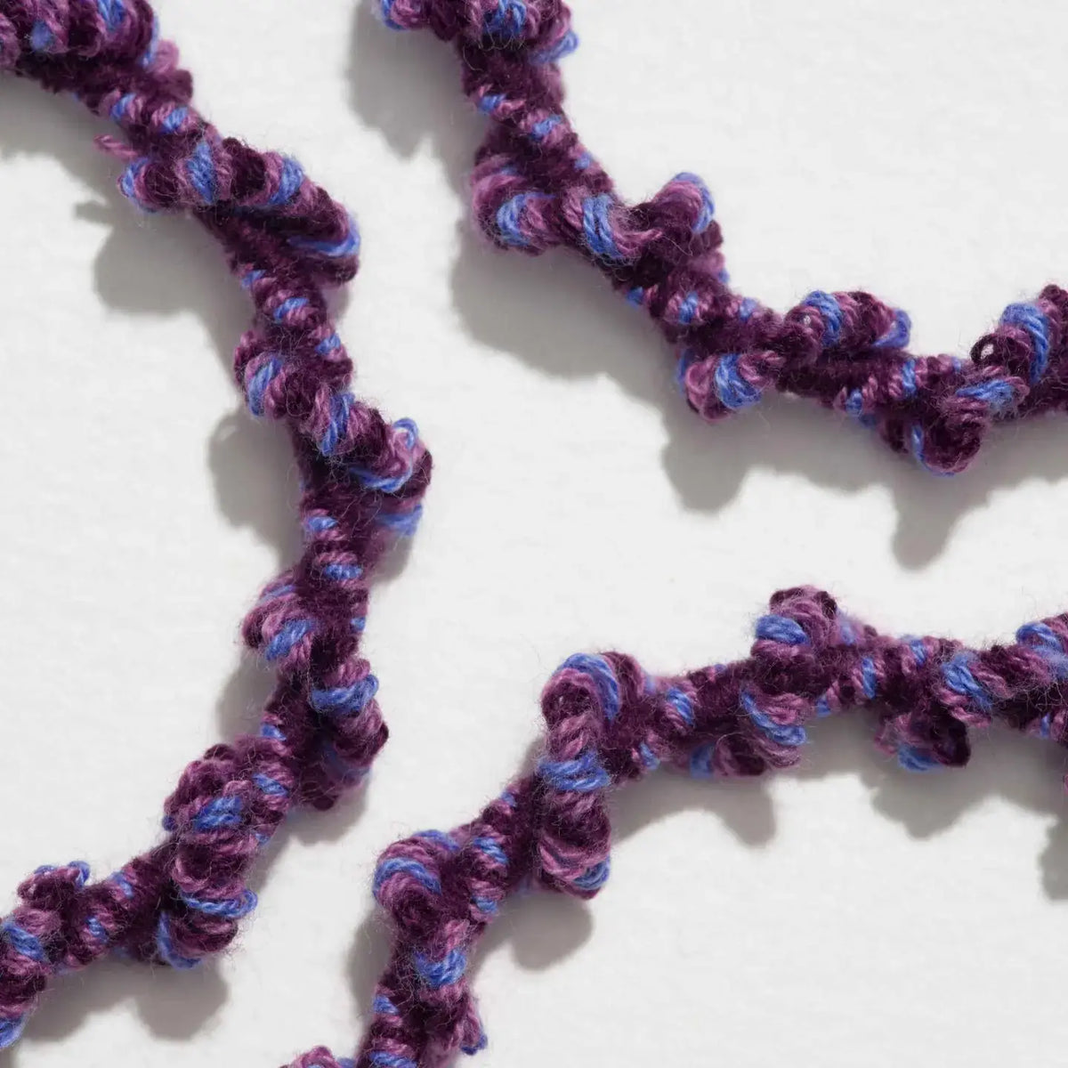 Crochet Hair Ties | Purple Frost