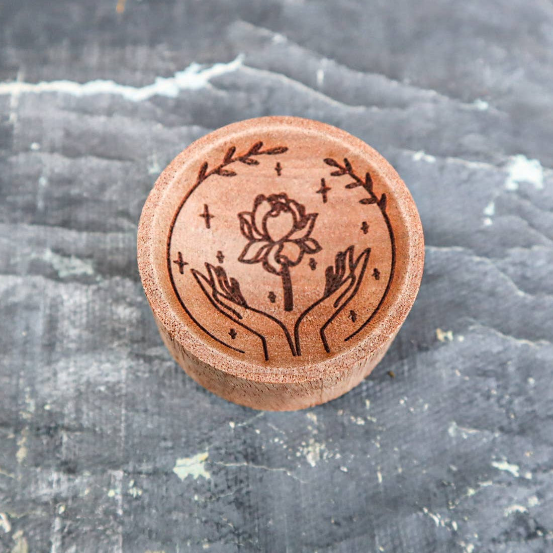 Wooden Essential Oil Car Diffuser - Rose