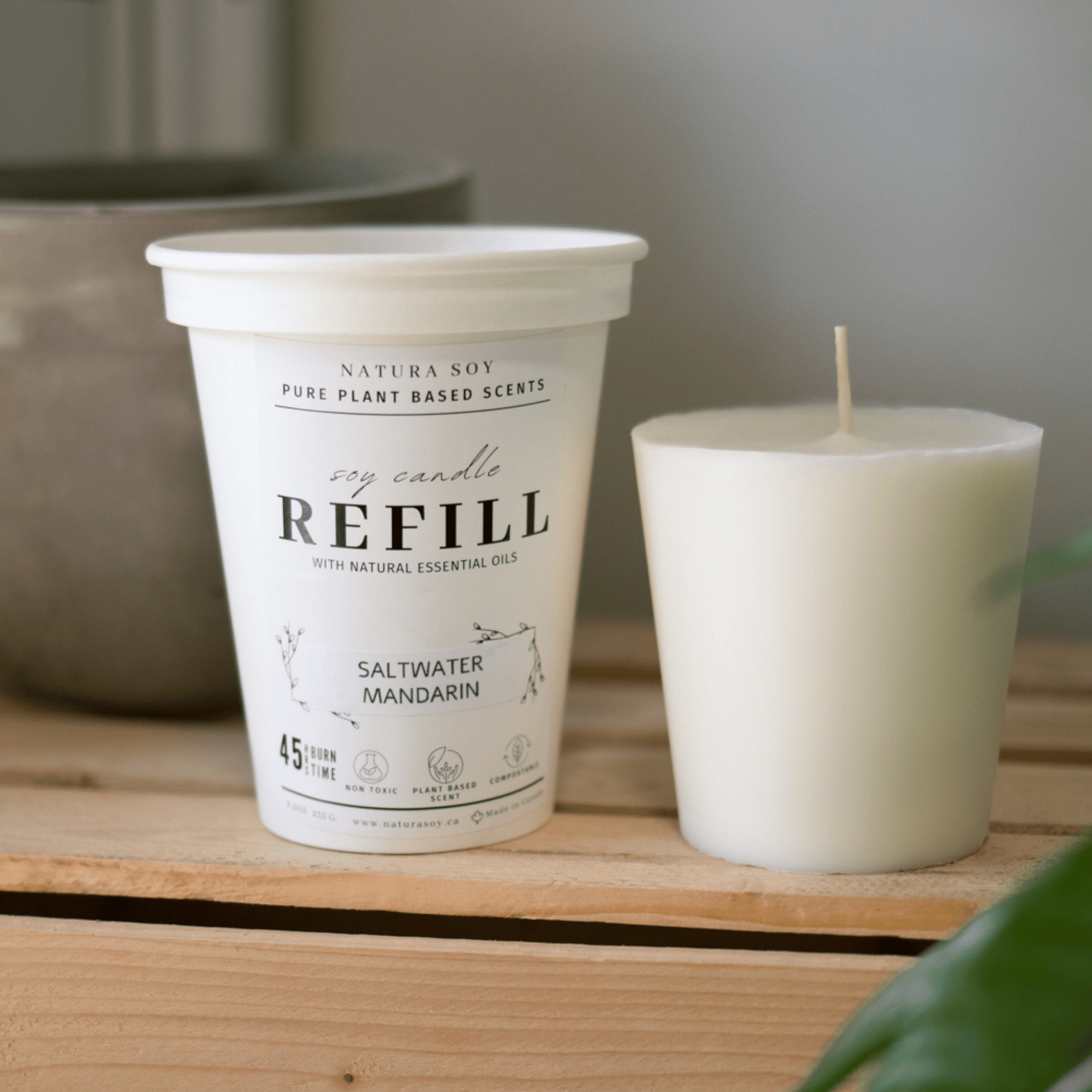 Soy Candle Refill - London Fog