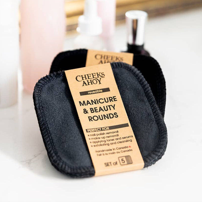 Cheeks Ahoy Manicure & Beauty Rounds Black