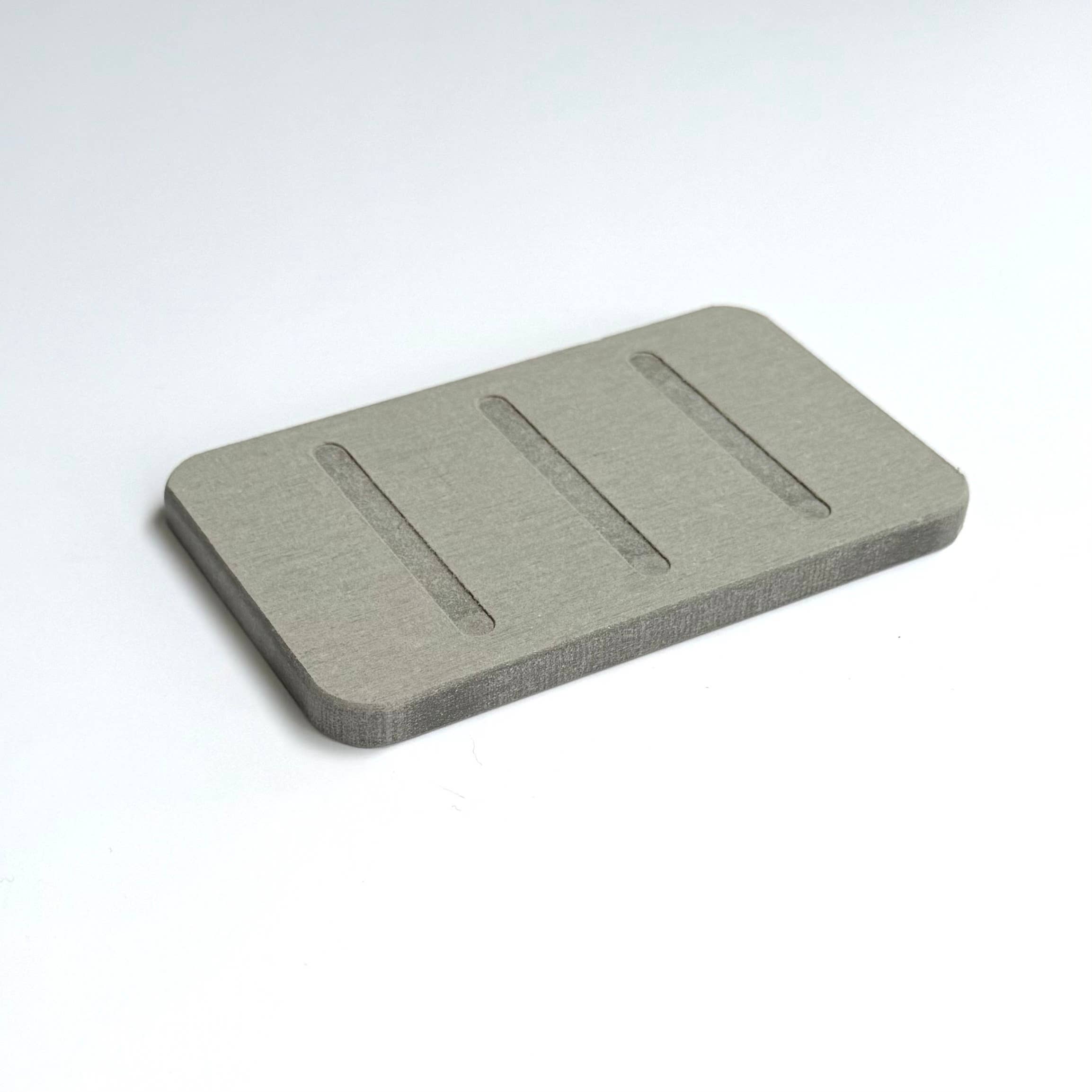 Diatomite Soap Dish Light Grey