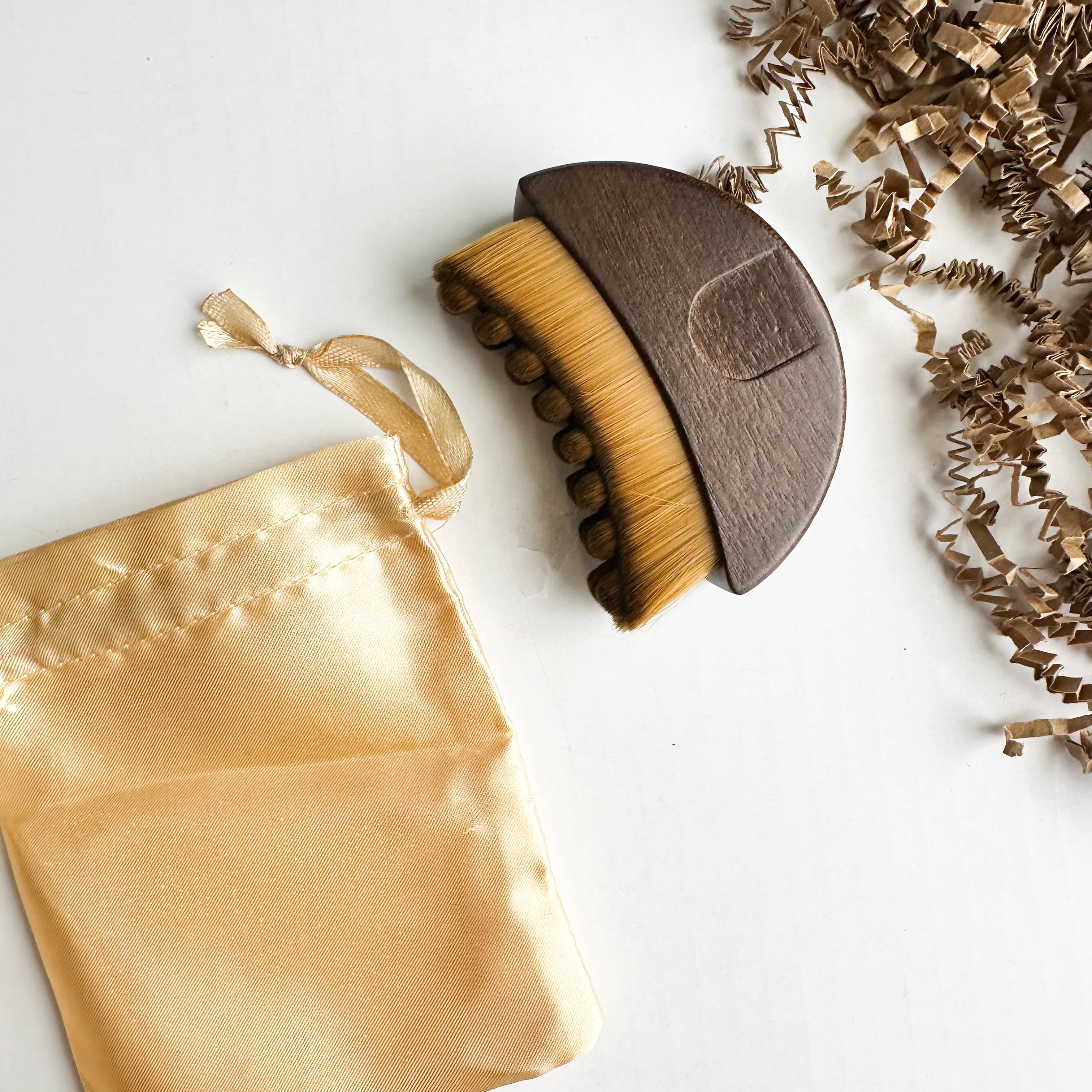 Walnut Lymphatic Brush