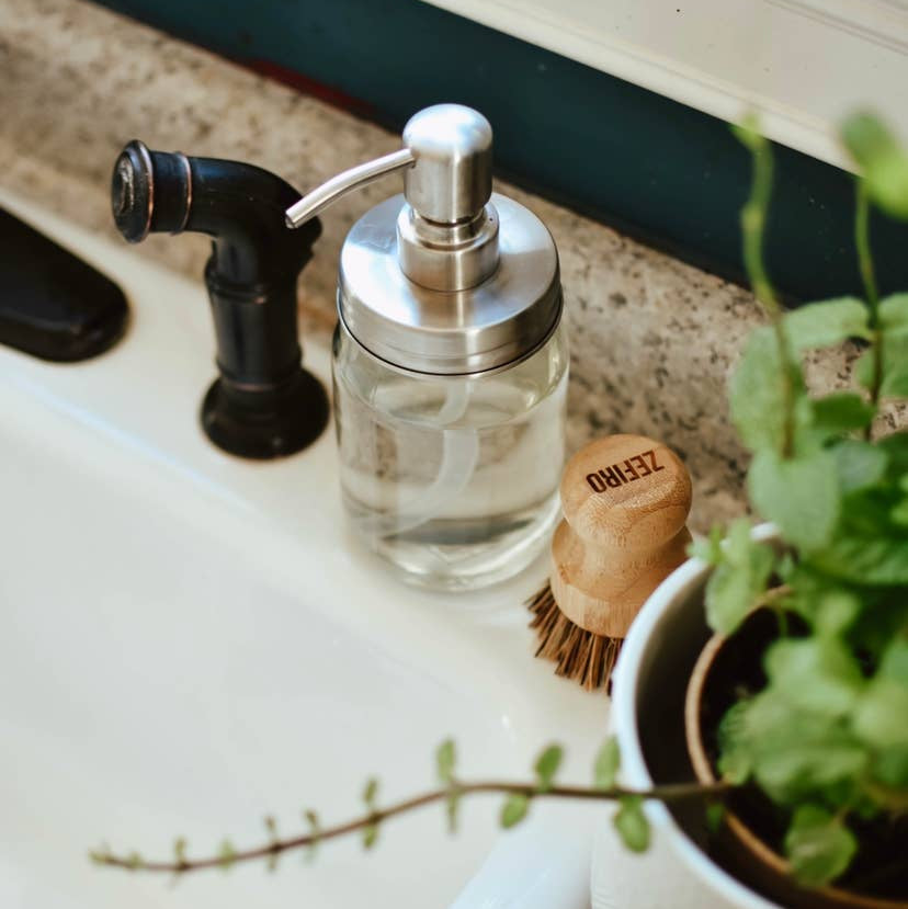 Stainless Steel Mason Jar Pump Top REG