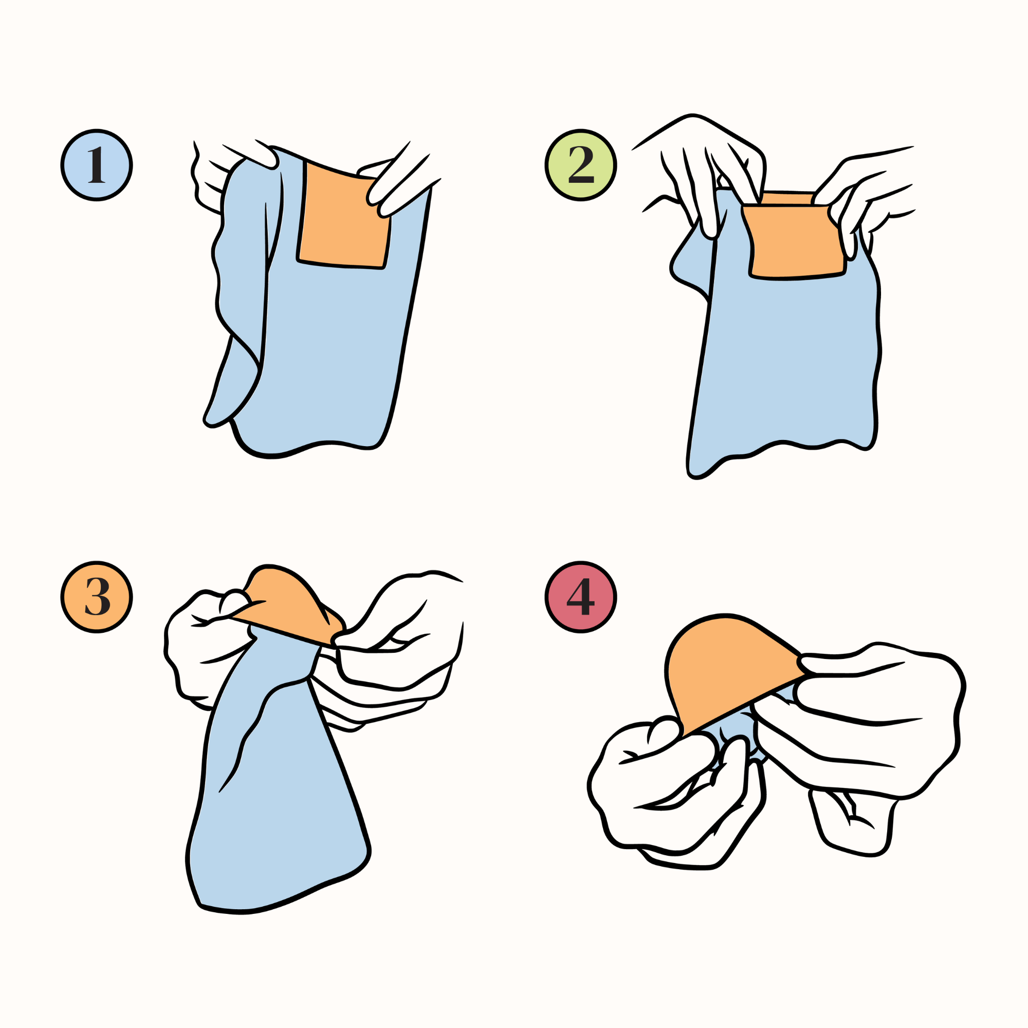 Namkin PEBBLE Reusable Cloth