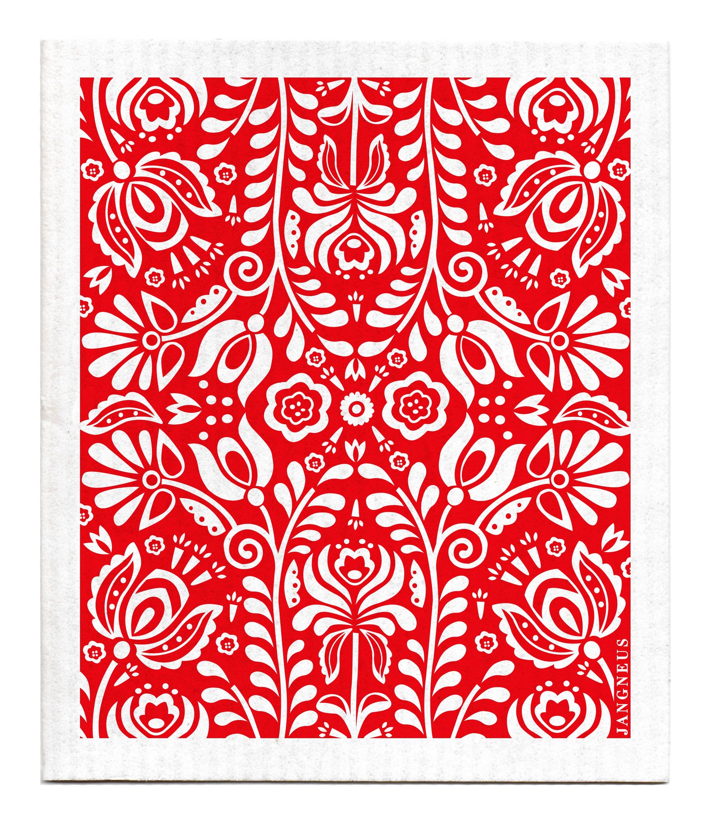 Swedish Cloth - Scandi Bloom Green