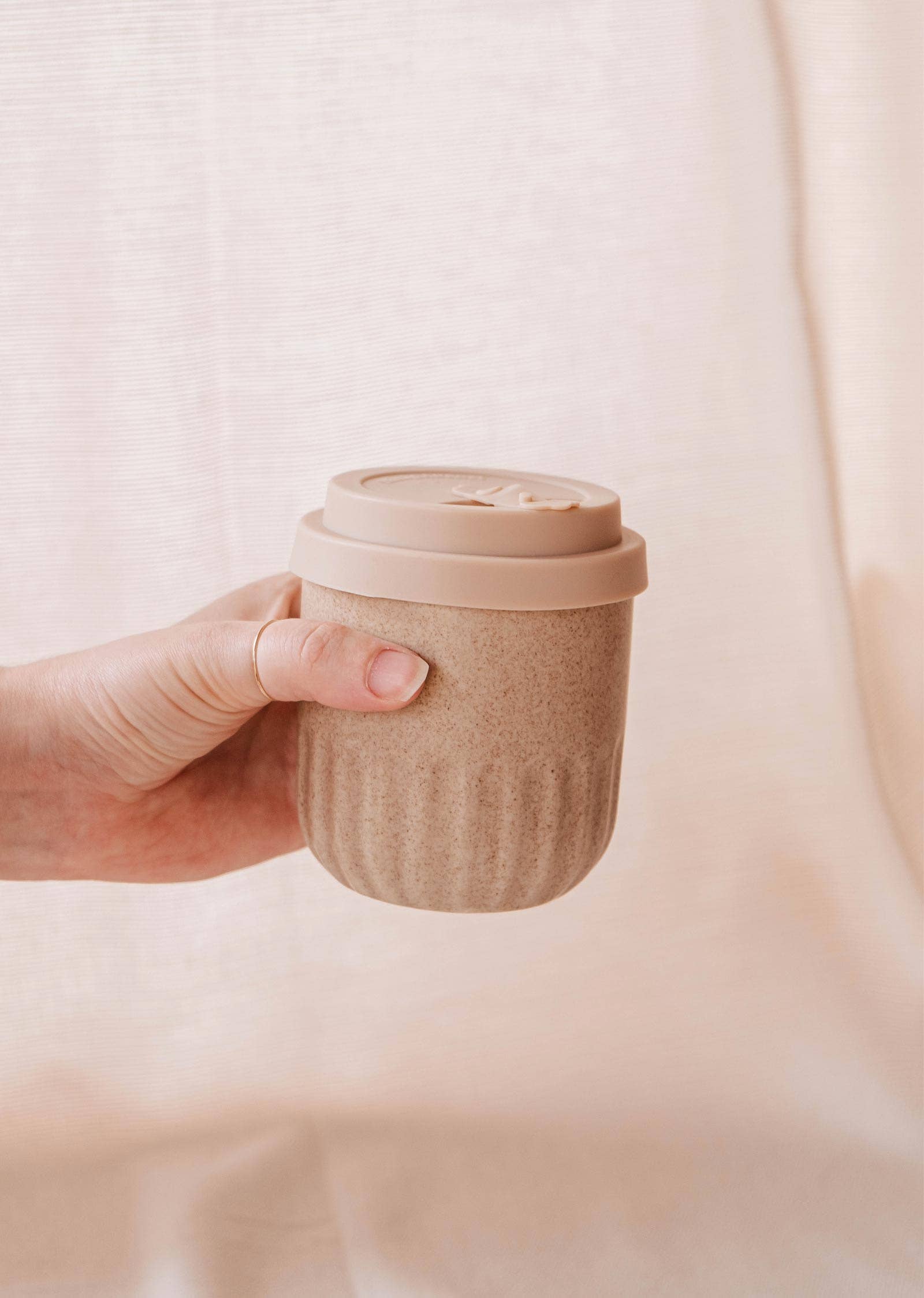 Silicone Lid Beige
