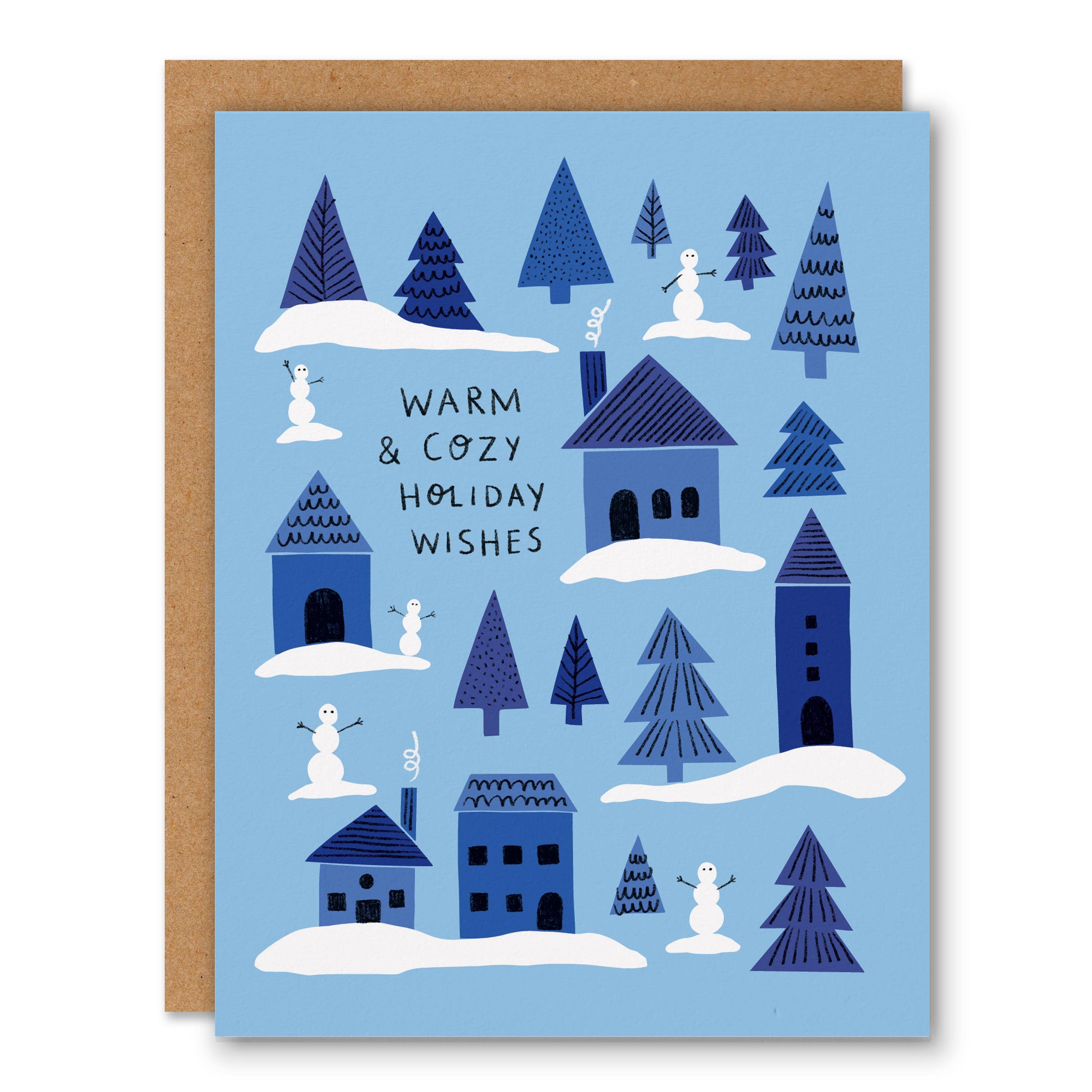 Holiday Village Greeting Card