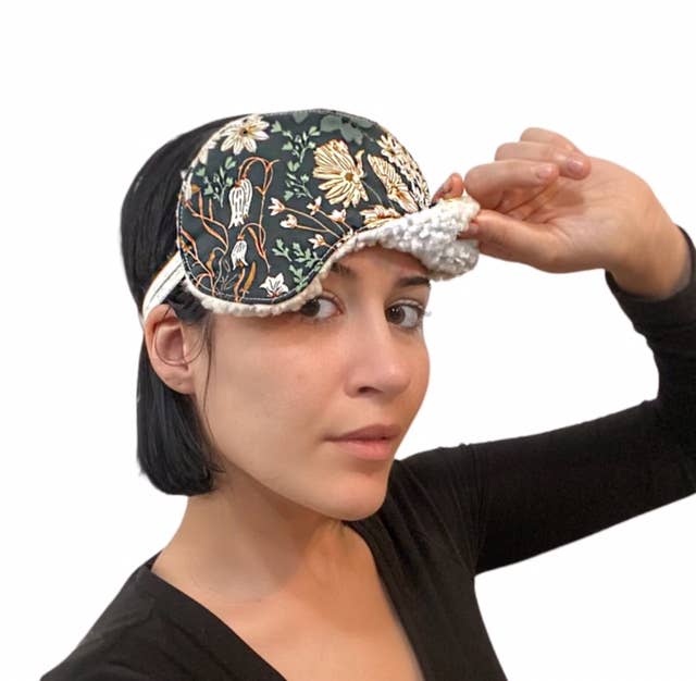 Sleep Mask | Olive Mushroom