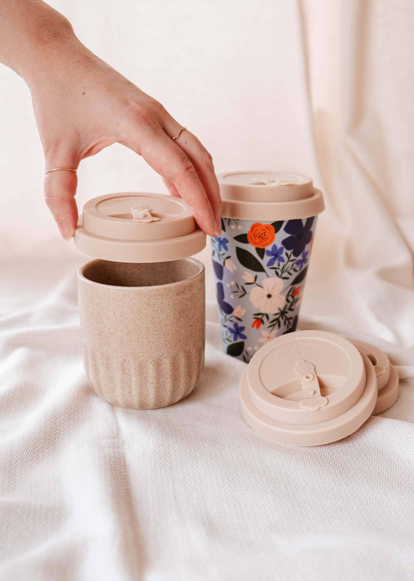 Silicone Lid Beige