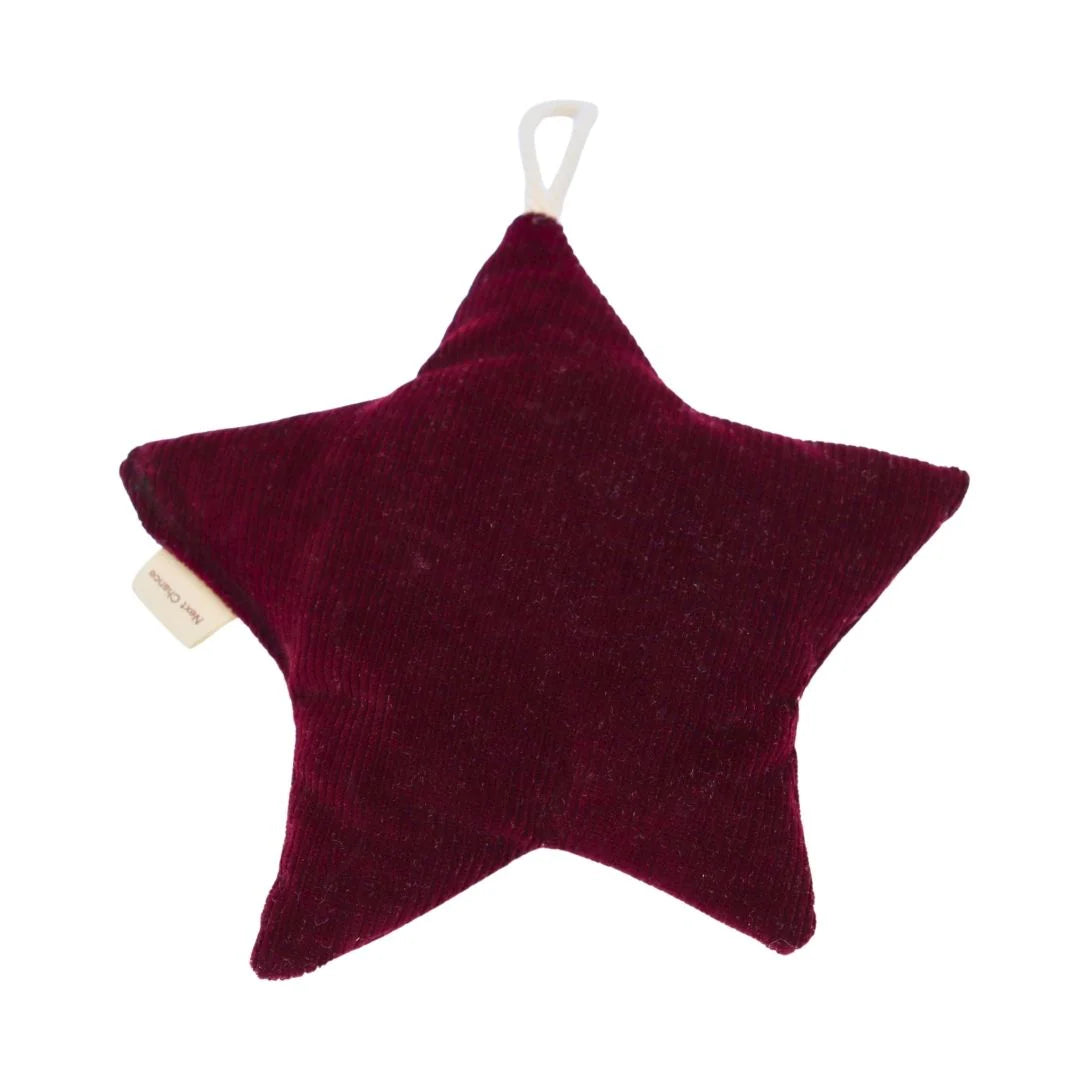 Next Chance Star Ornament Burgundy