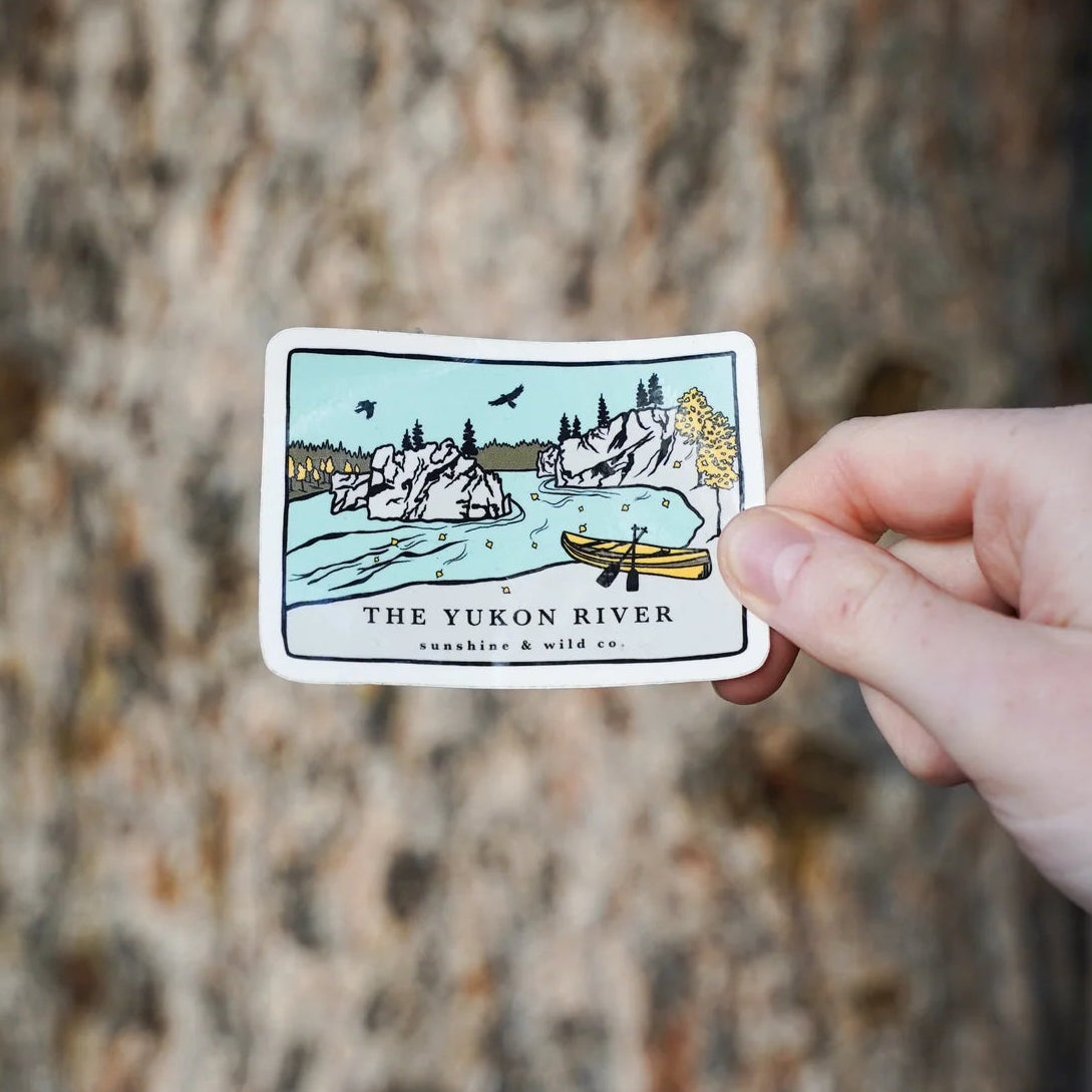 Yukon River Sticker