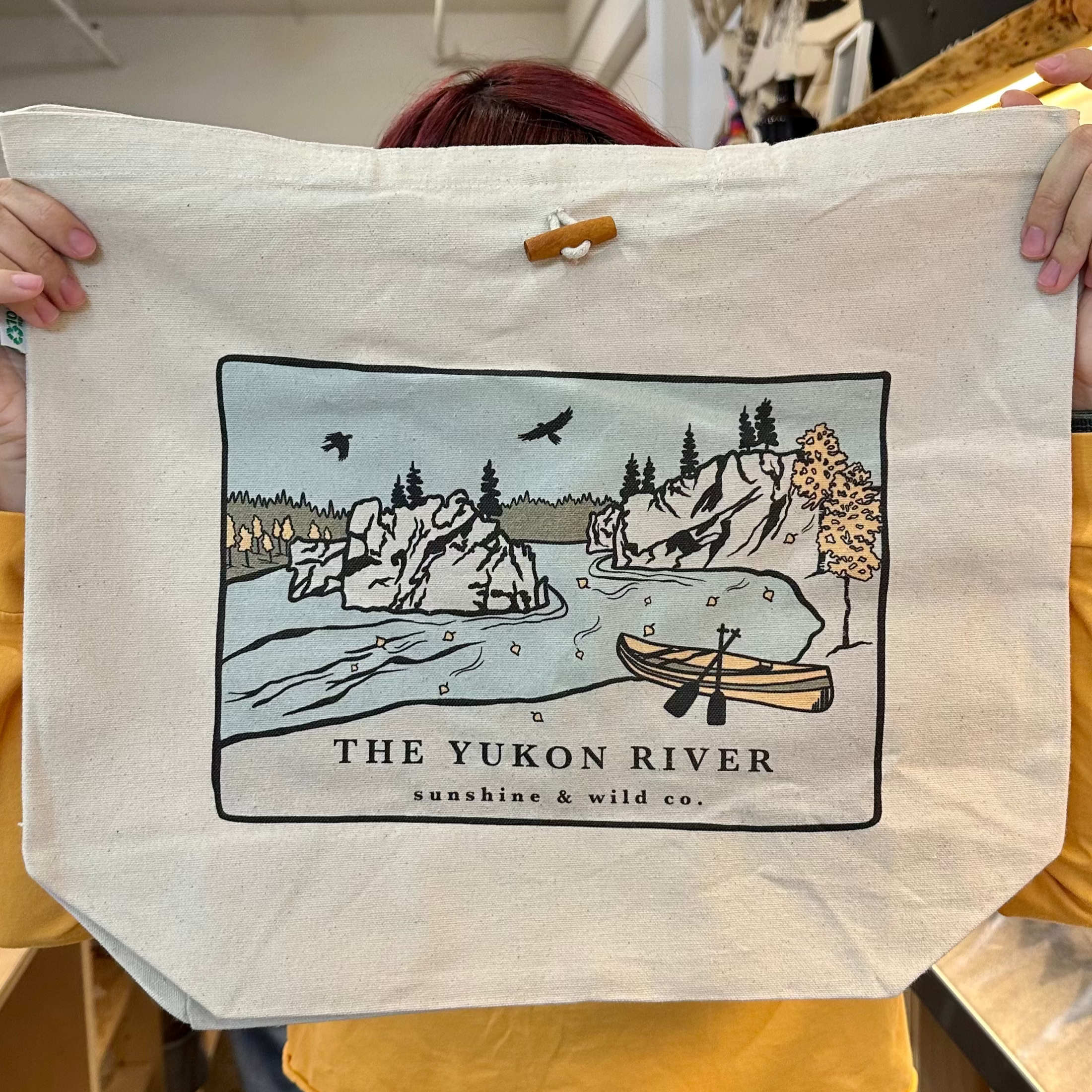 Sunshine & Wild Tote Bag Yukon River