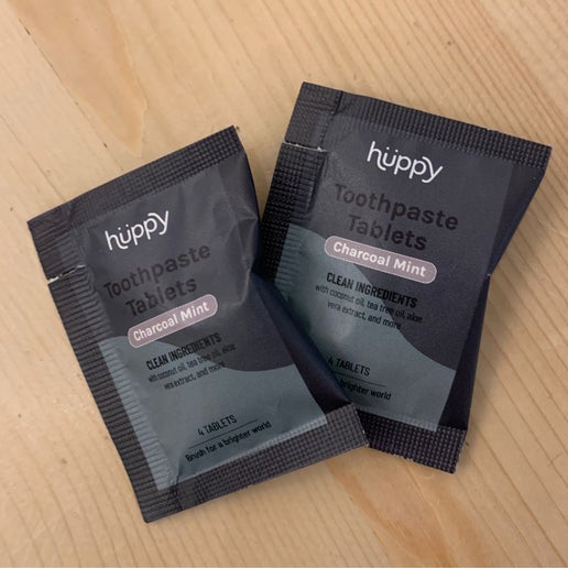 HUPPY SAMPLE Charcoal Mint Toothpaste Tabs
