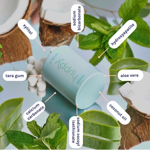 HUPPY SAMPLE Charcoal Mint Toothpaste Tabs