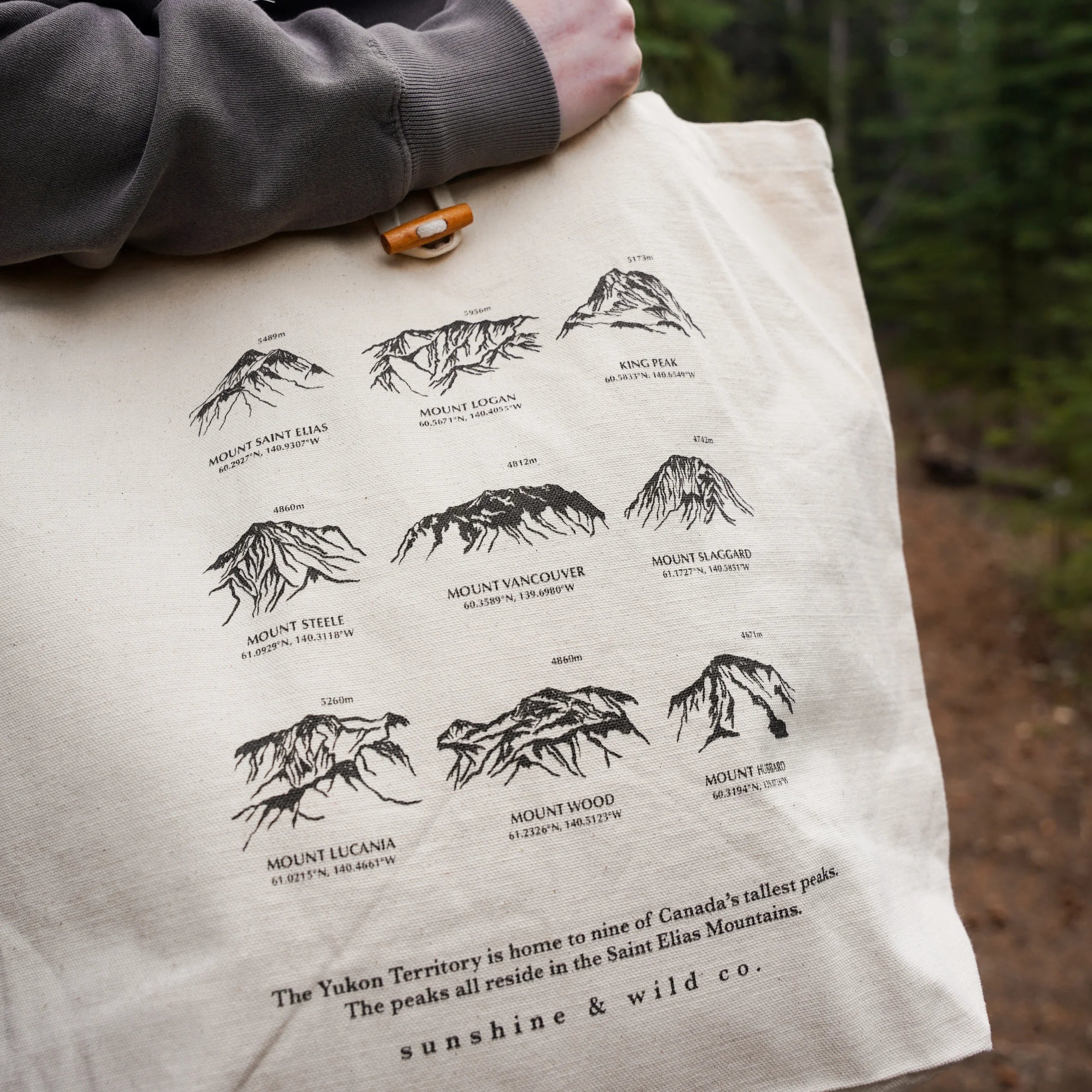 Sunshine & Wild Tote Bag Nine Peaks