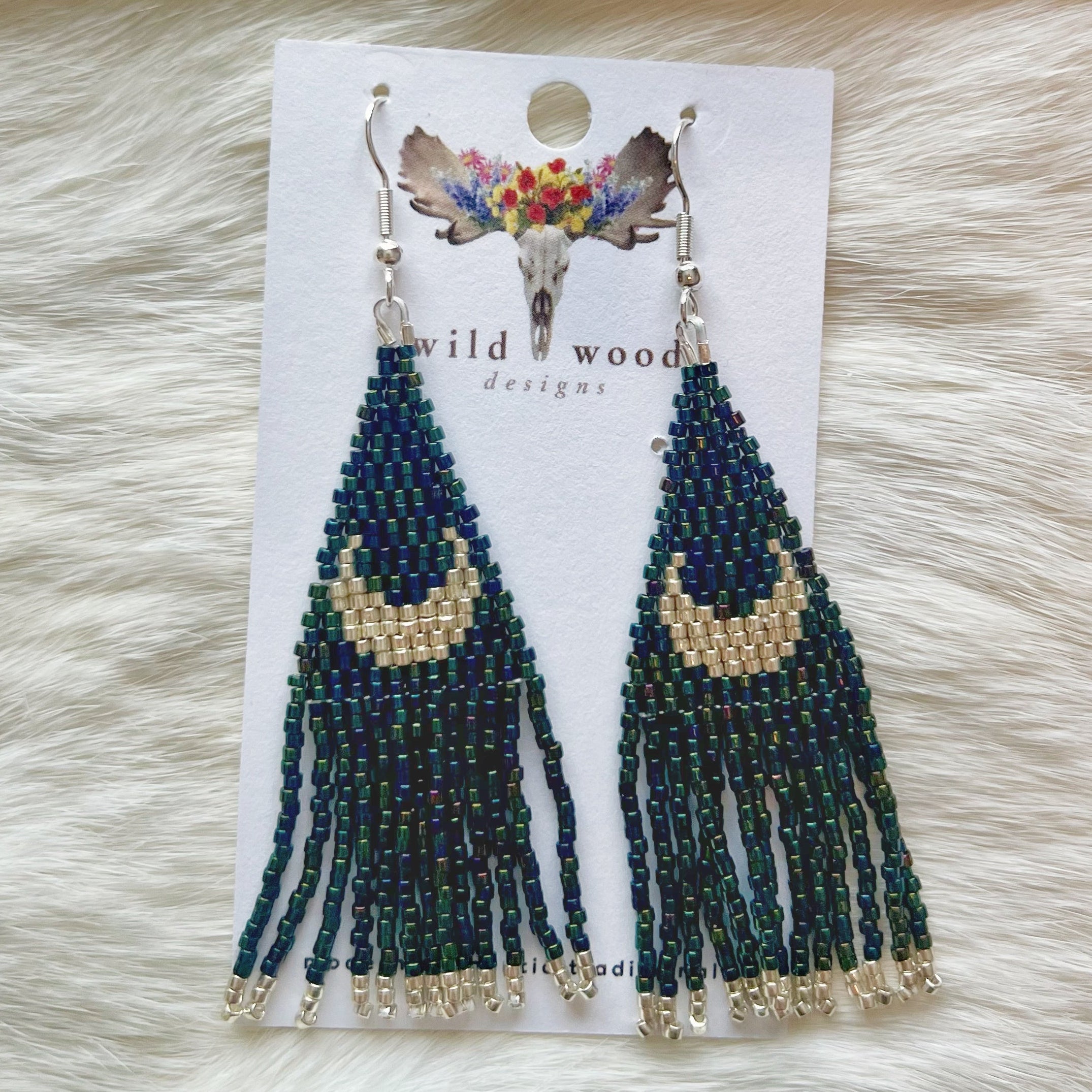 Wild Wood Design - Long Triangle Dangles