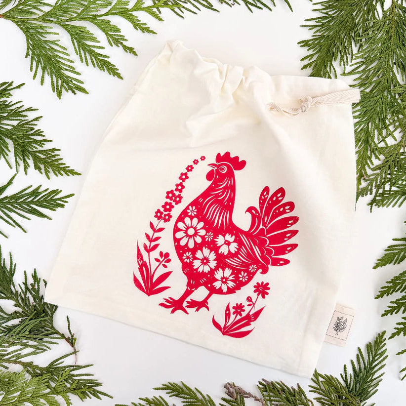 Bag Drawstring Large Chicken