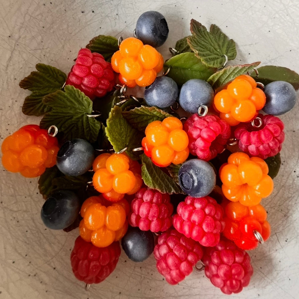 Wild Wood Design - Raspberry Earrings