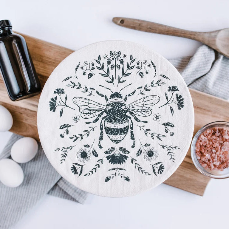 Cloth Bowl Covers 2-Pack Bees