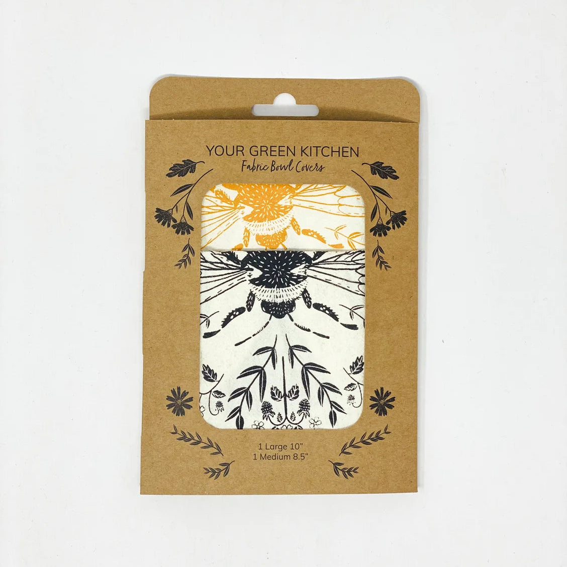 Cloth Bowl Covers 2-Pack Bees