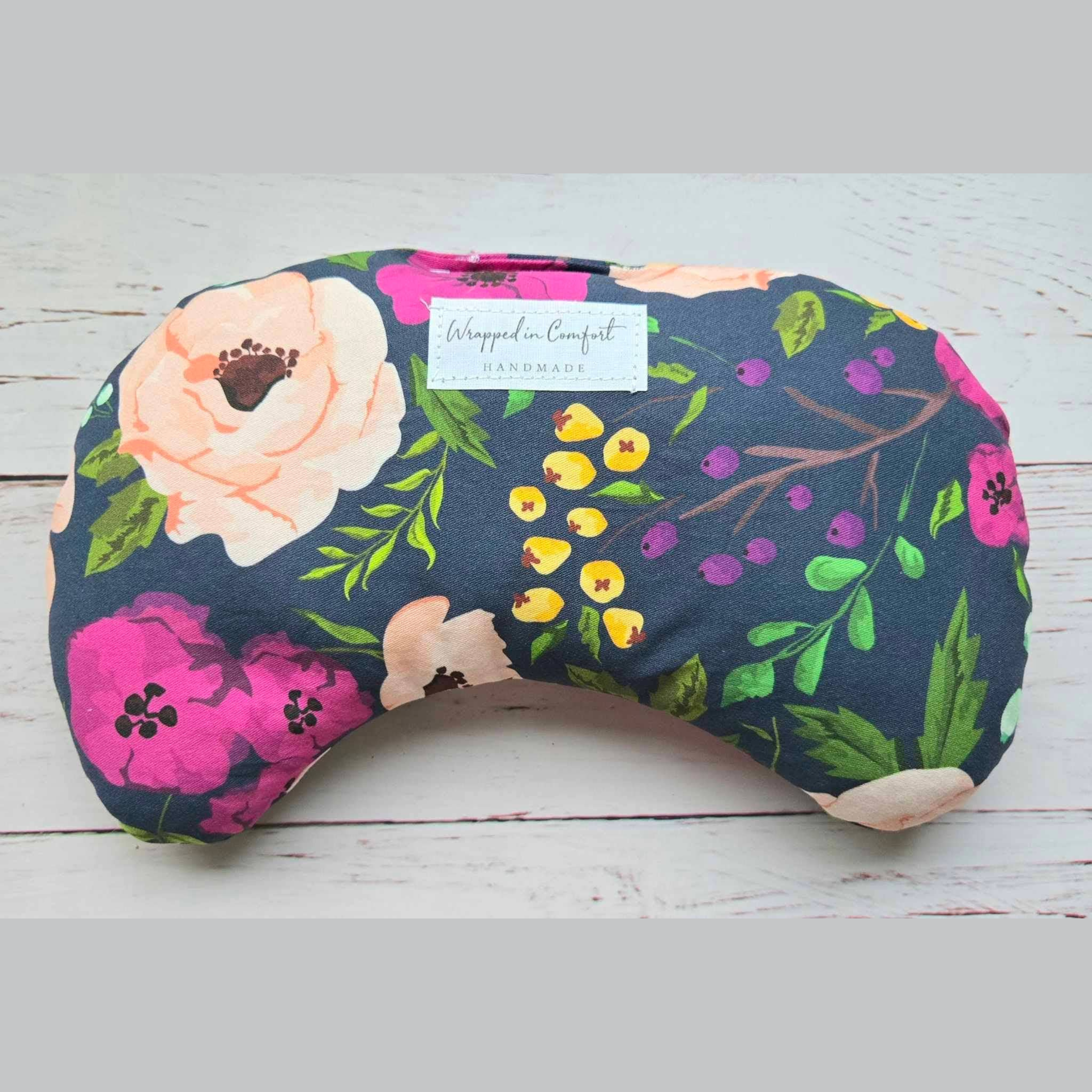 Bean Shaped Heating Pad Floral