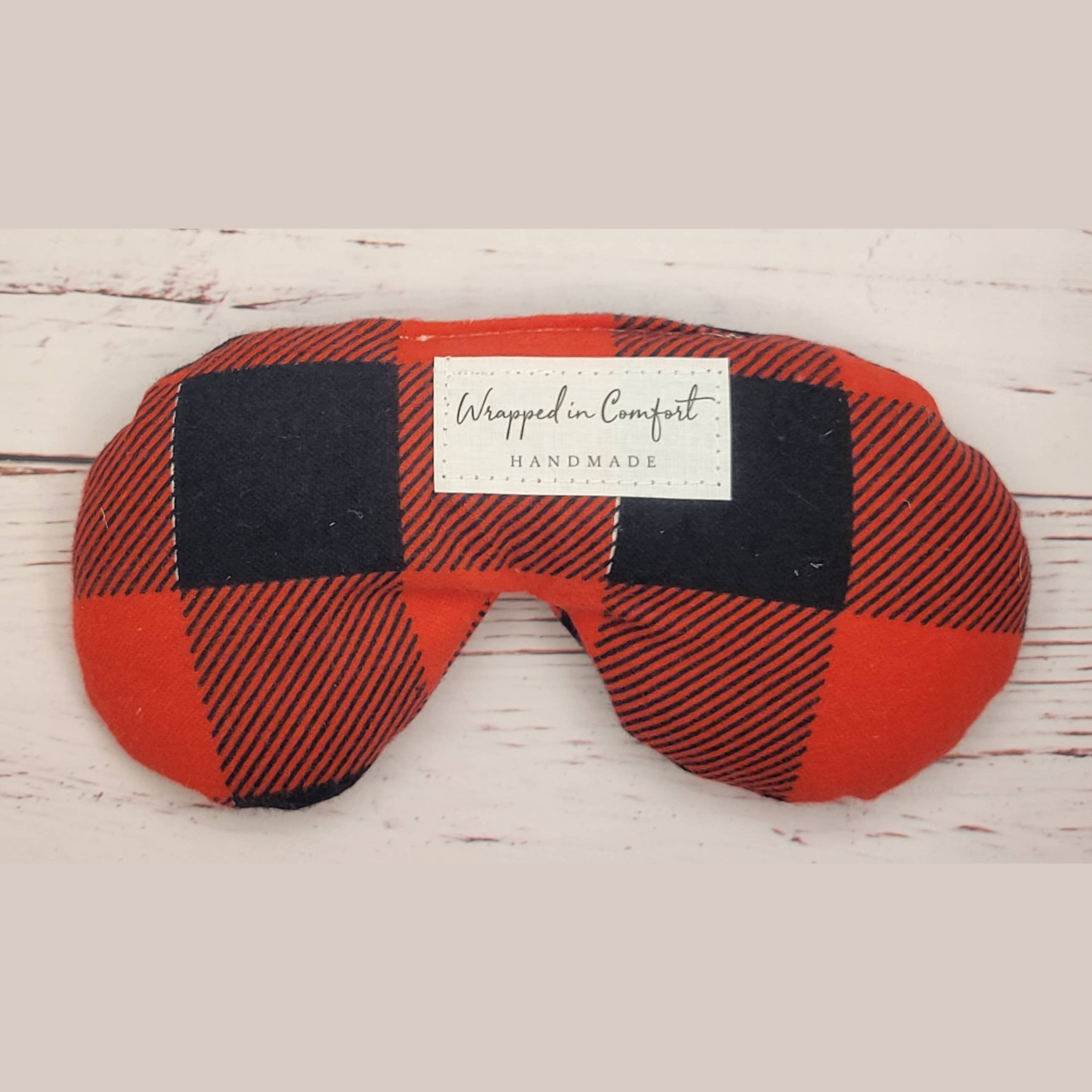 Organic Cotton Eye Pillow Plaid