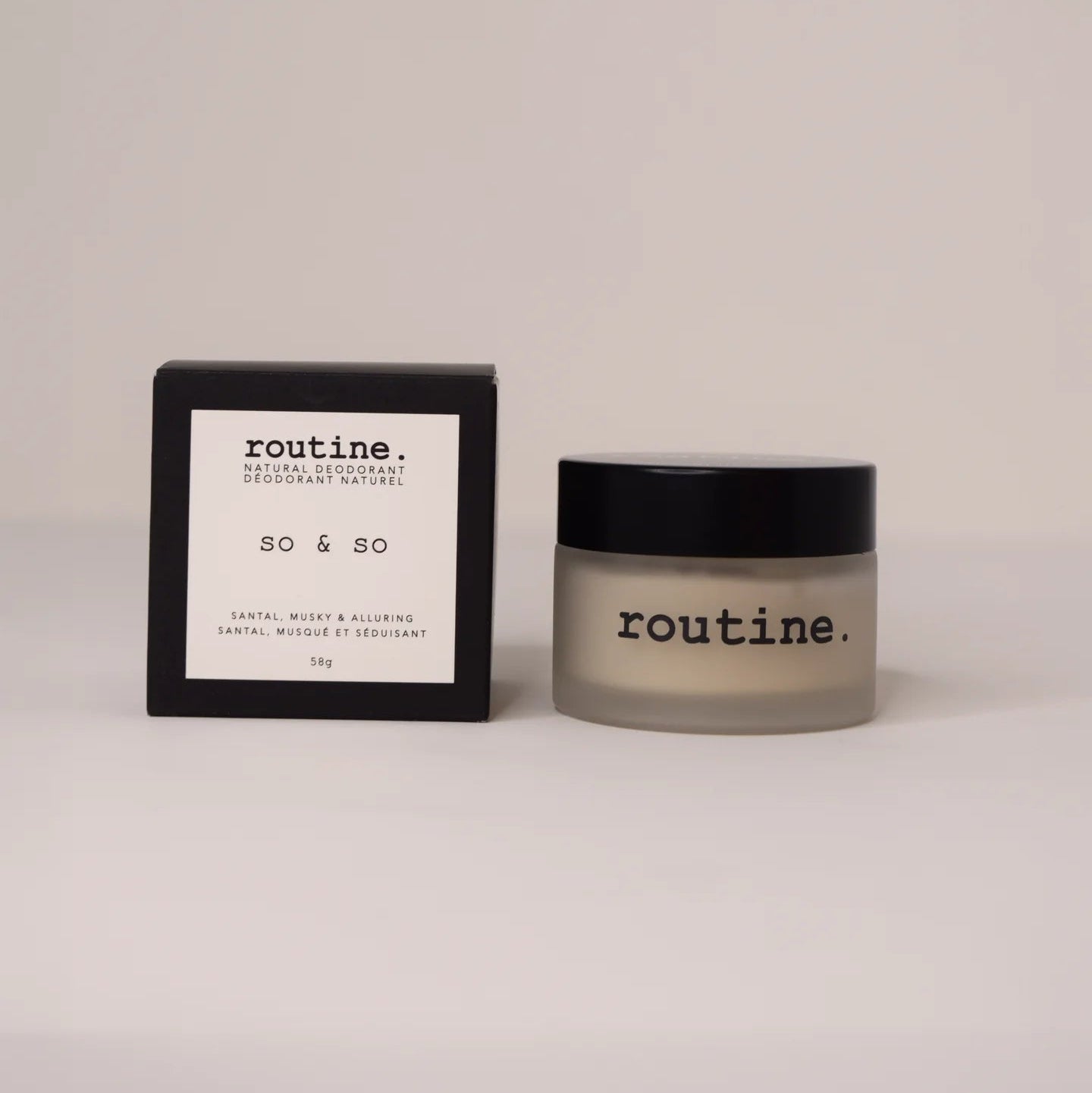 NEW! Routine Deodorant So & So Jar *BSF