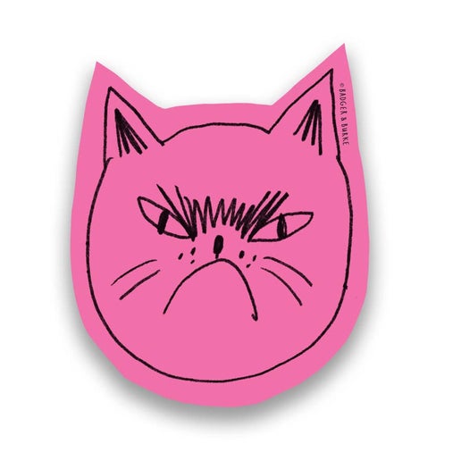 Snitty Kitty Sticker Pink