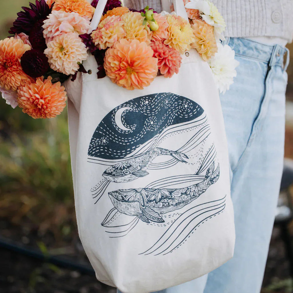 Tote Bag Organic Whale