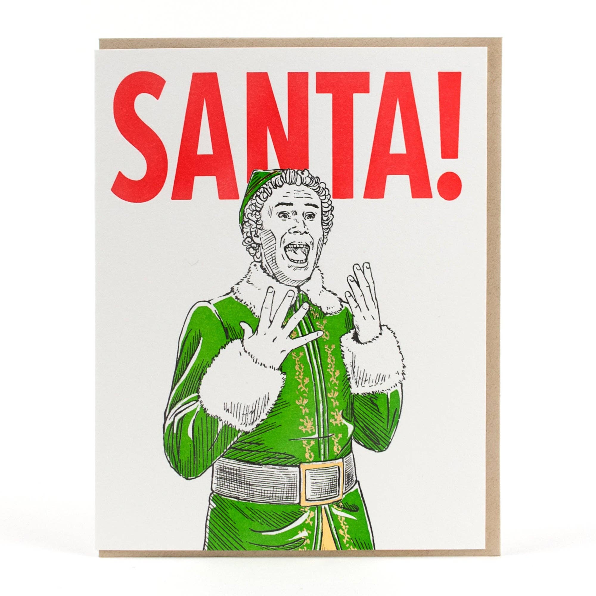 SANTA! Greeting Card