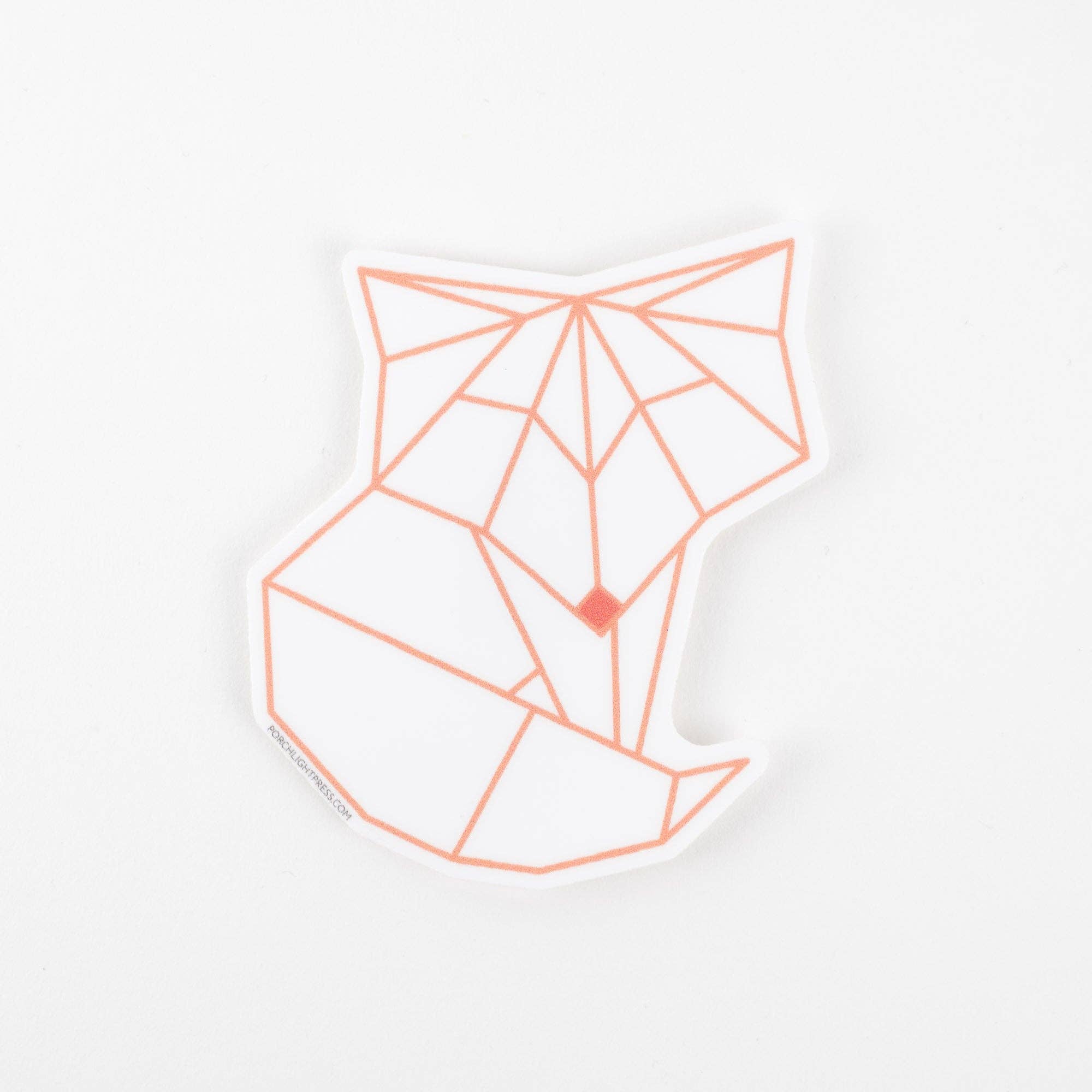 Origami Fox Sticker